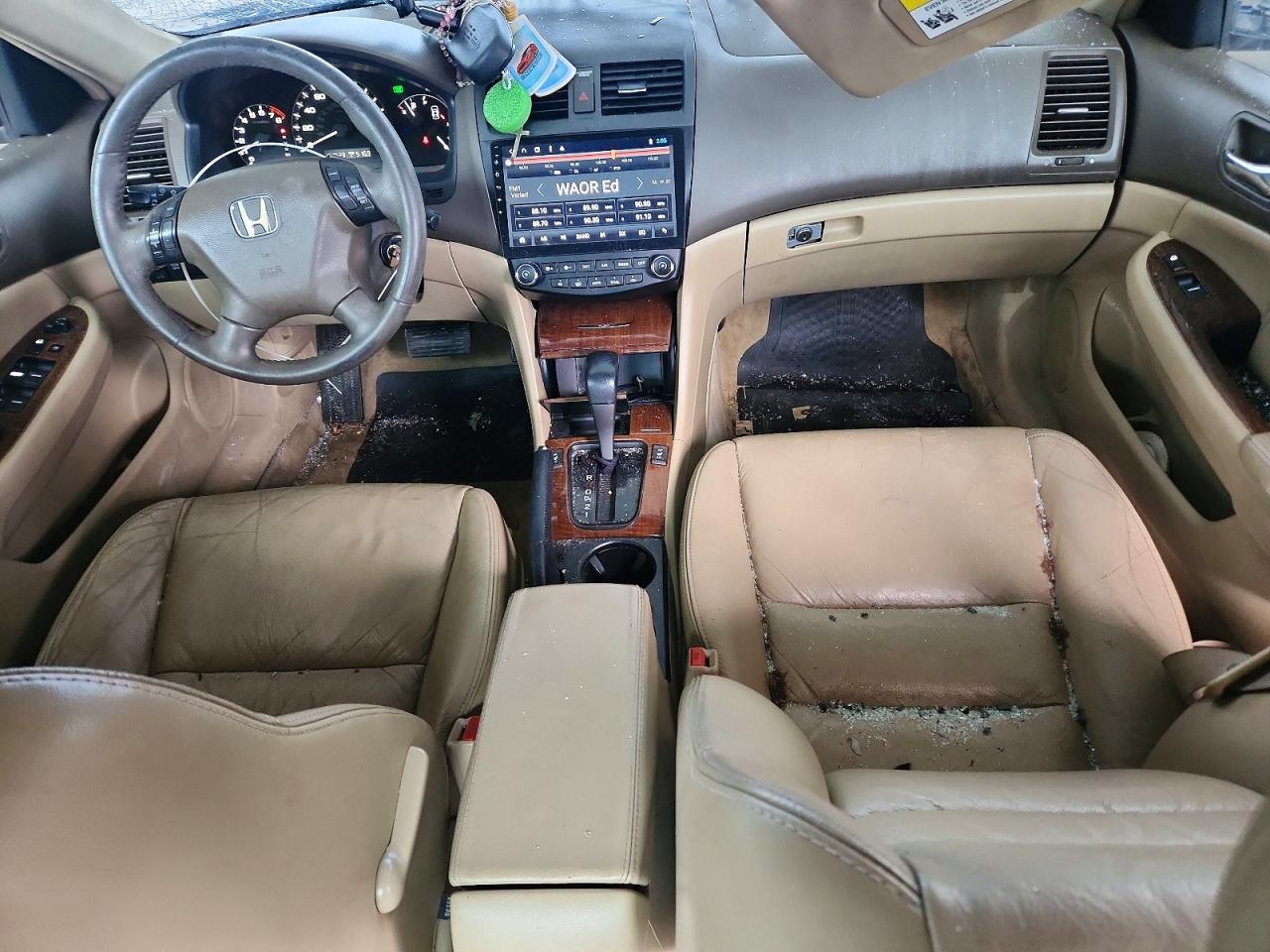2007 Honda Accord Ex Желто-коричневый vin: 1HGCM66557A081963