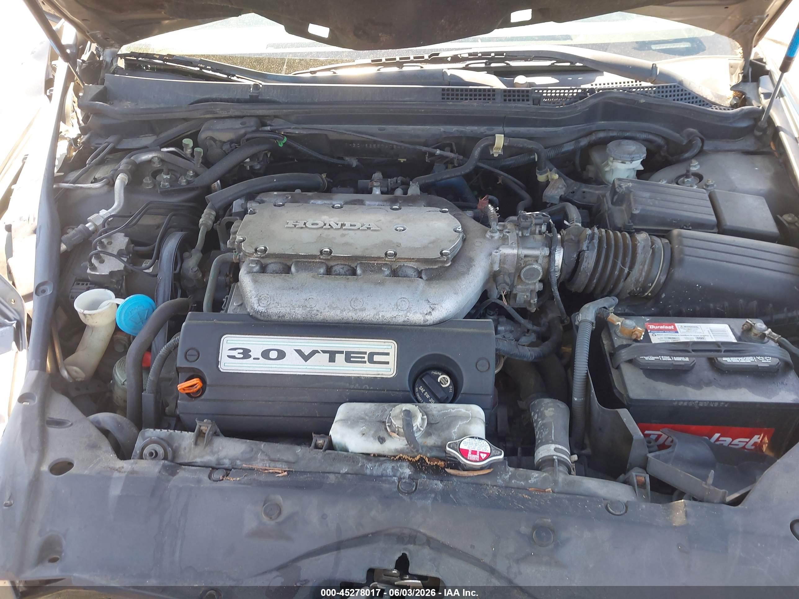 2007 Honda Accord 3.0 Ex Gray vin: 1HGCM66557A084510