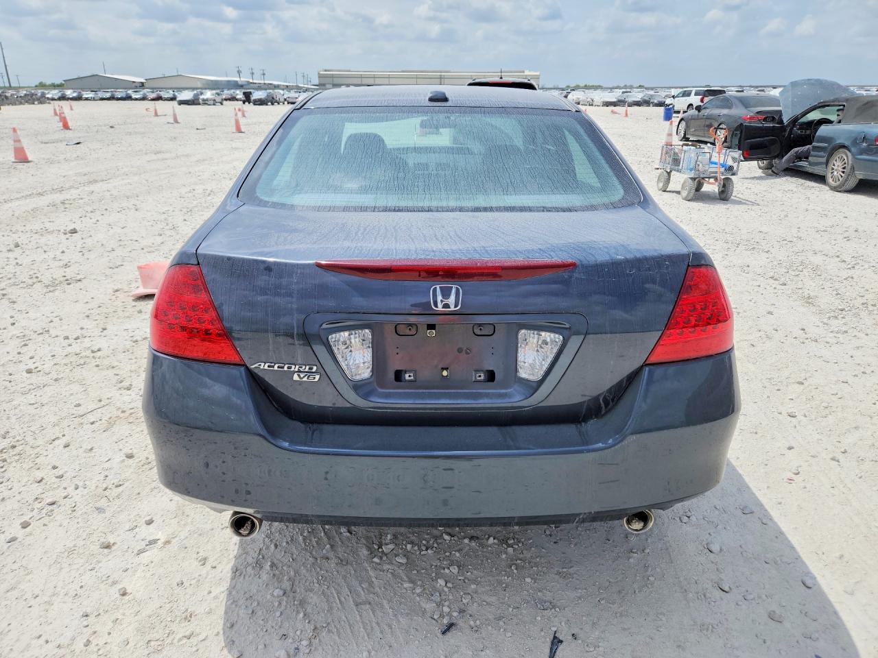 2007 Honda Accord Ex Gray vin: 1HGCM66557A085298