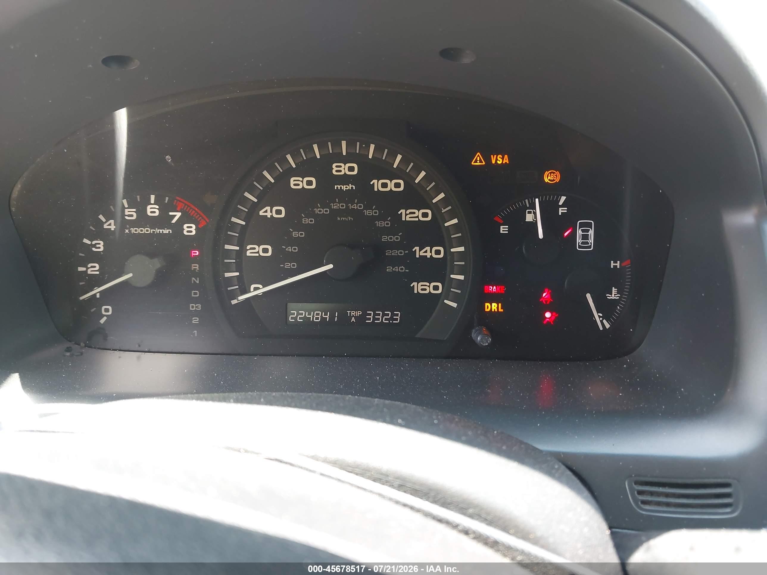 2007 Honda Accord 3.0 Ex Синий vin: 1HGCM66557A089237