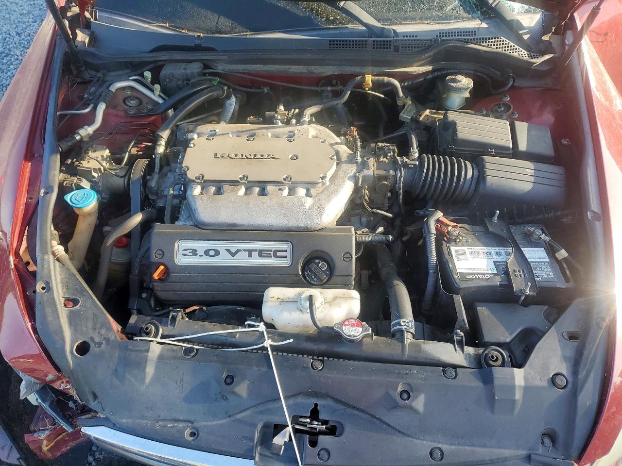 2007 Honda Accord Ex Burgundy vin: 1HGCM66557A096950