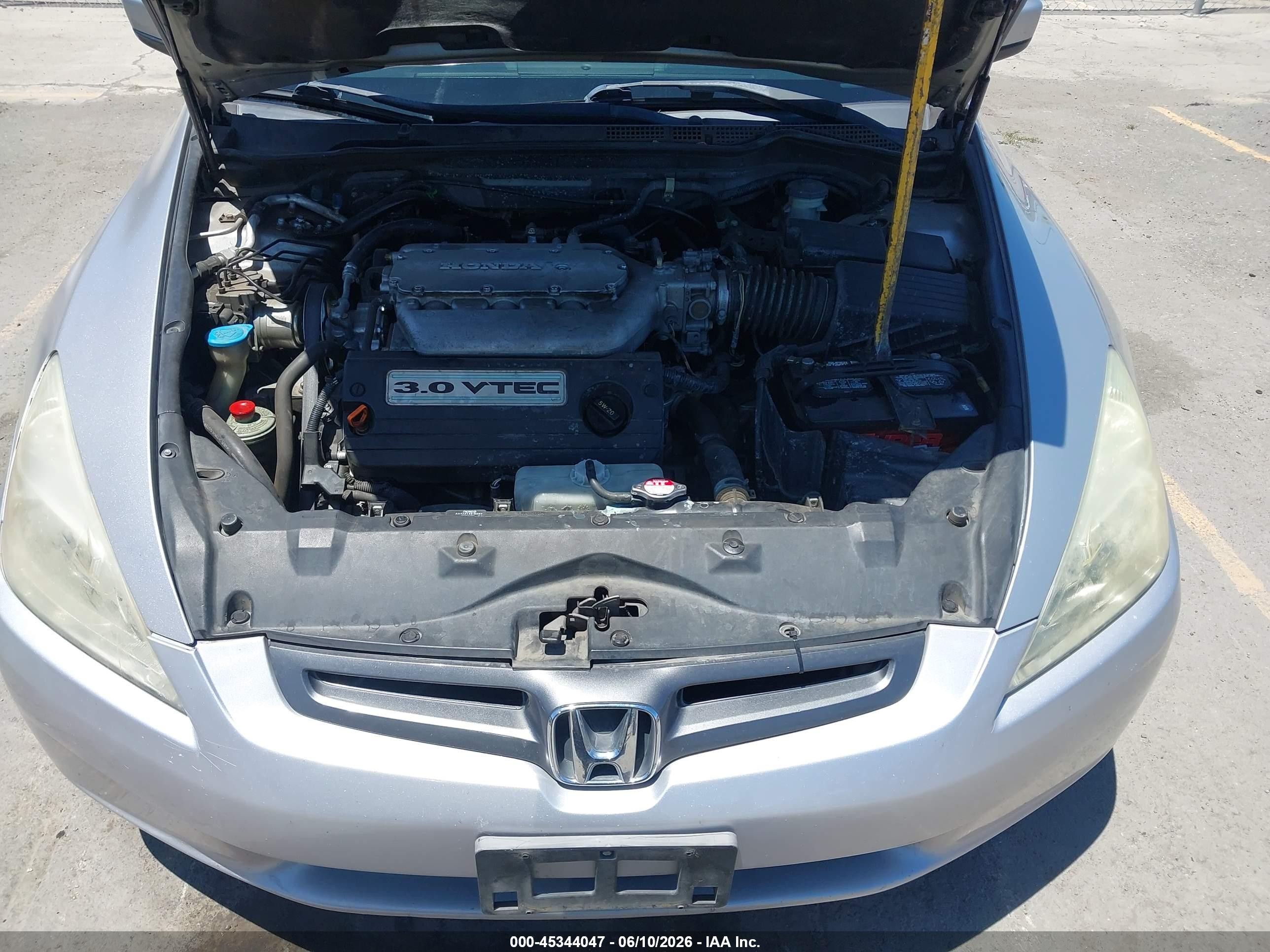 2003 Honda Accord 3.0 Ex Серебряный vin: 1HGCM66563A047900