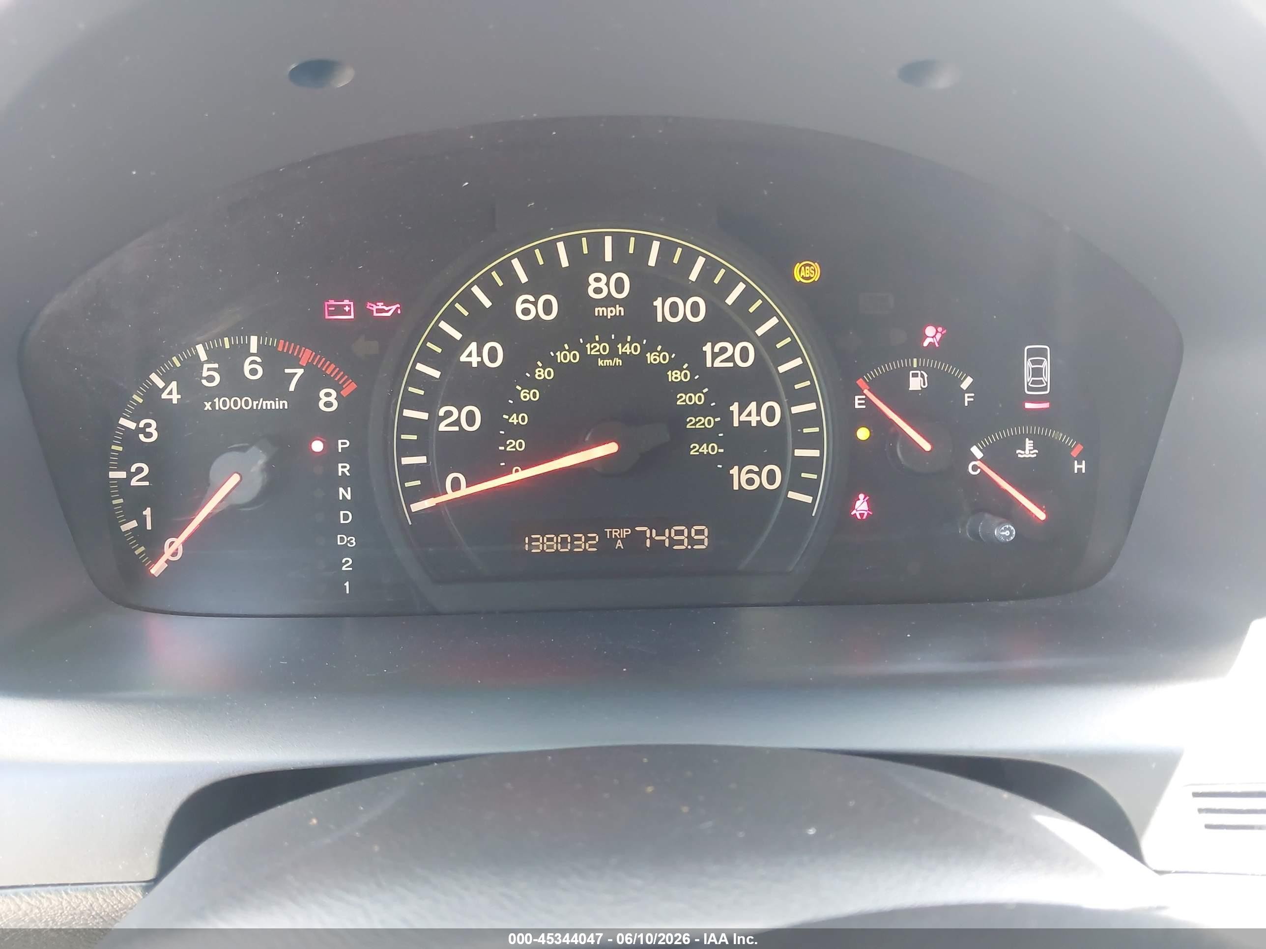 2003 Honda Accord 3.0 Ex Серебряный vin: 1HGCM66563A047900