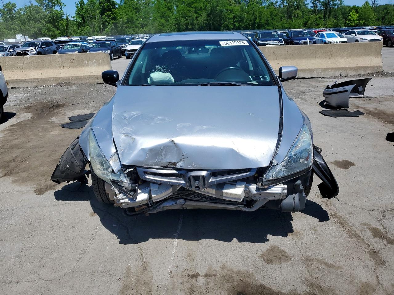 2003 Honda Accord Ex Серебряный vin: 1HGCM66563A082565