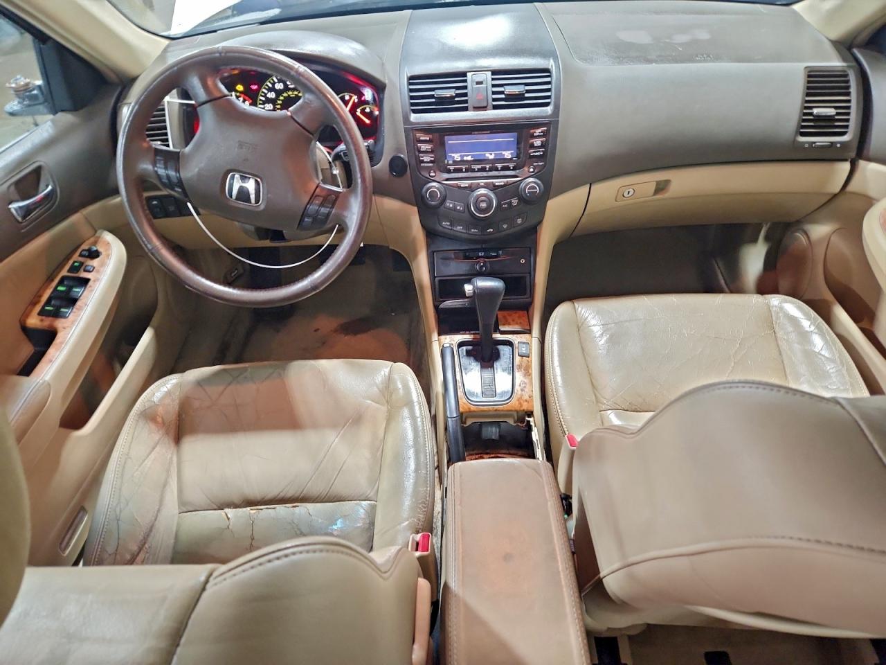 2004 Honda Accord Ex White vin: 1HGCM66564A007477