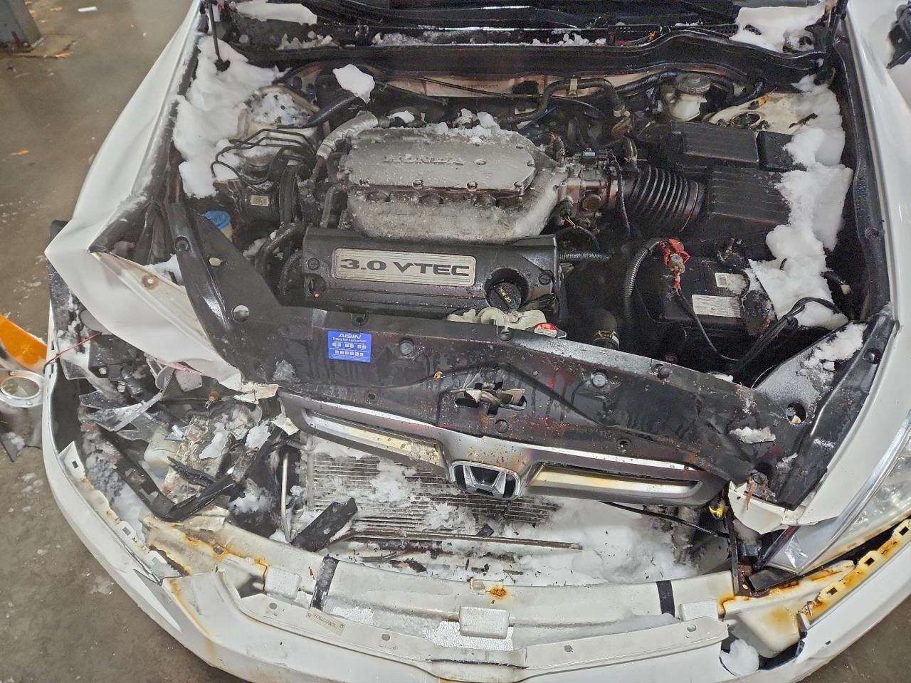 2004 Honda Accord Ex White vin: 1HGCM66564A007477
