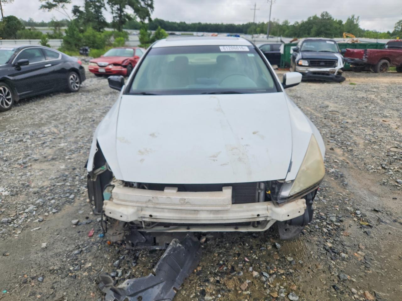 2004 Honda Accord Ex White vin: 1HGCM66564A048756