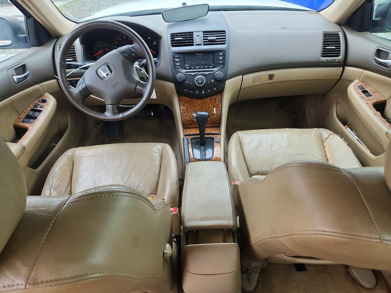 2004 Honda Accord Ex White vin: 1HGCM66564A048756
