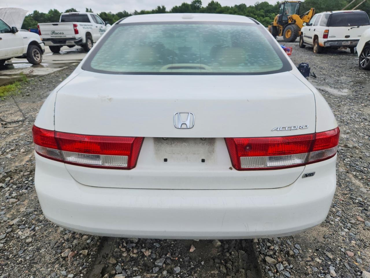 2004 Honda Accord Ex White vin: 1HGCM66564A048756