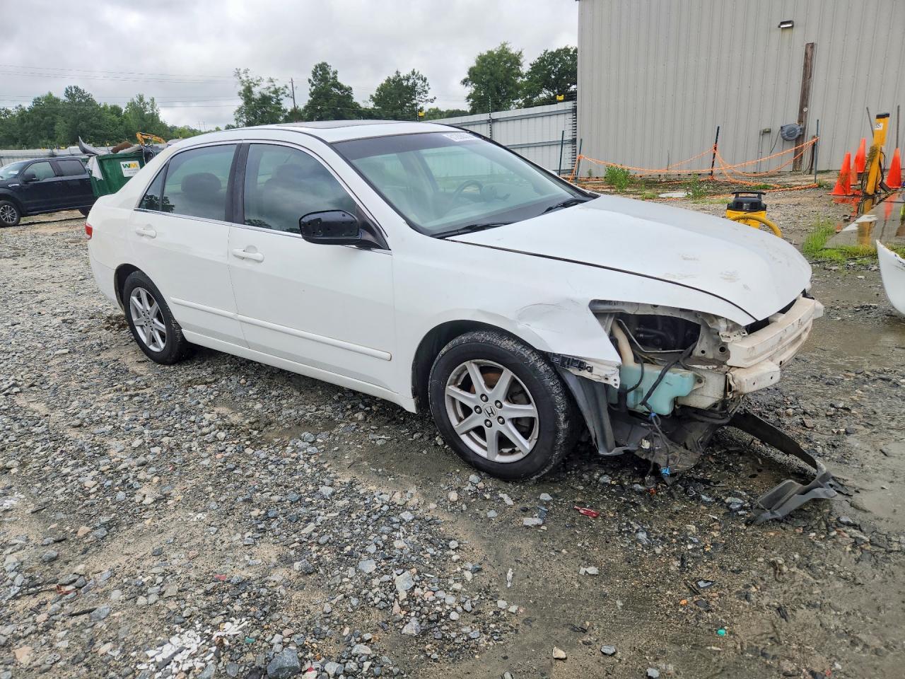 2004 Honda Accord Ex White vin: 1HGCM66564A048756