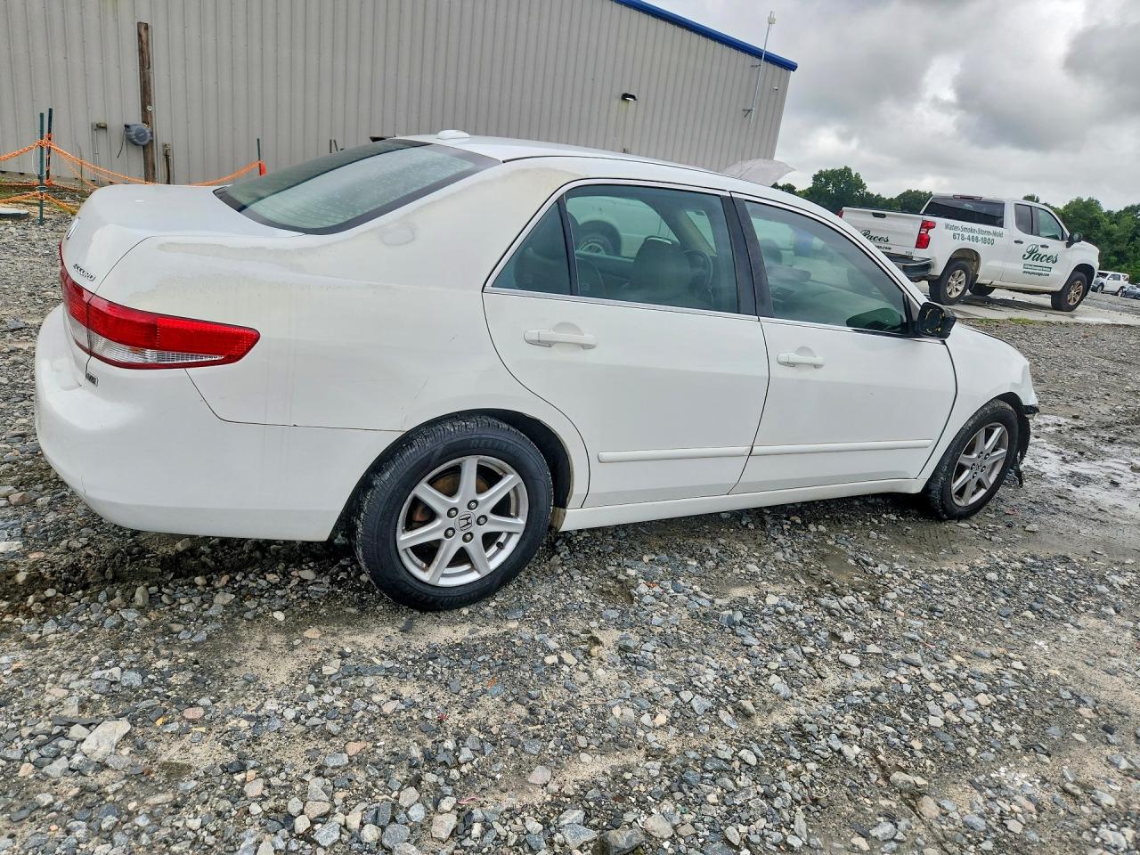 2004 Honda Accord Ex White vin: 1HGCM66564A048756