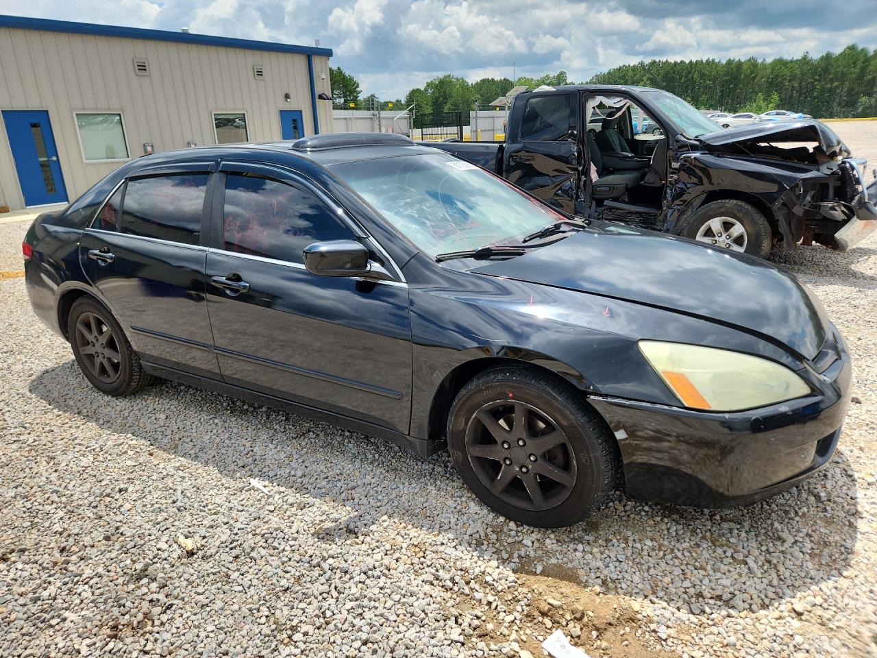 2004 Honda Accord Ex Black vin: 1HGCM66564A081448