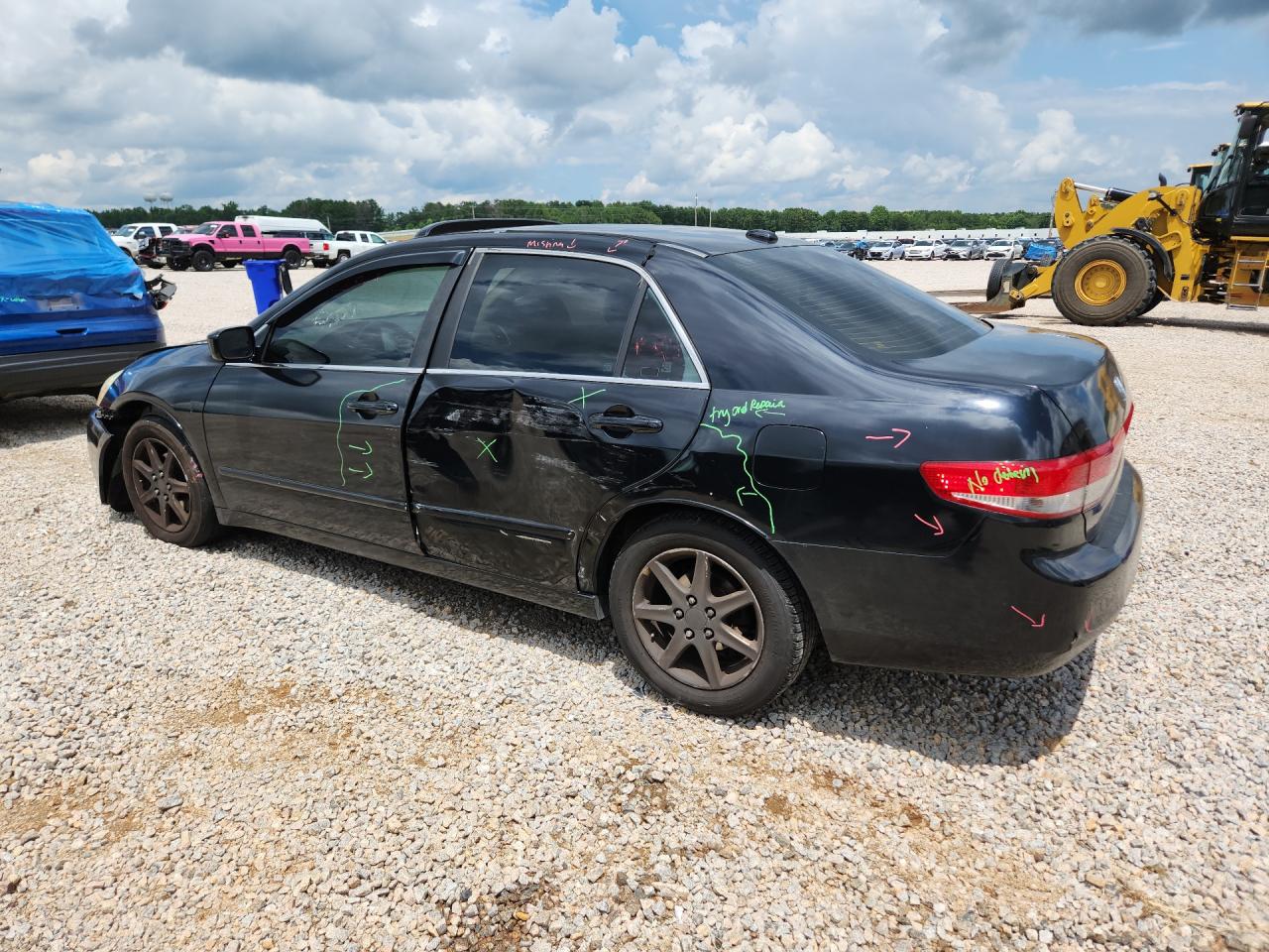 2004 Honda Accord Ex Black vin: 1HGCM66564A081448