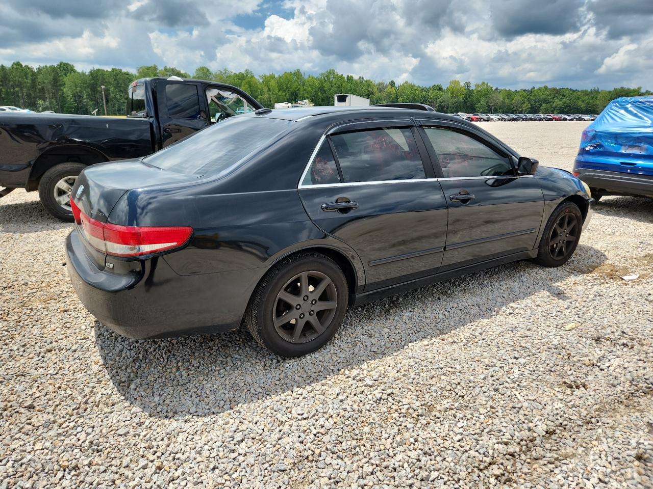 2004 Honda Accord Ex Black vin: 1HGCM66564A081448