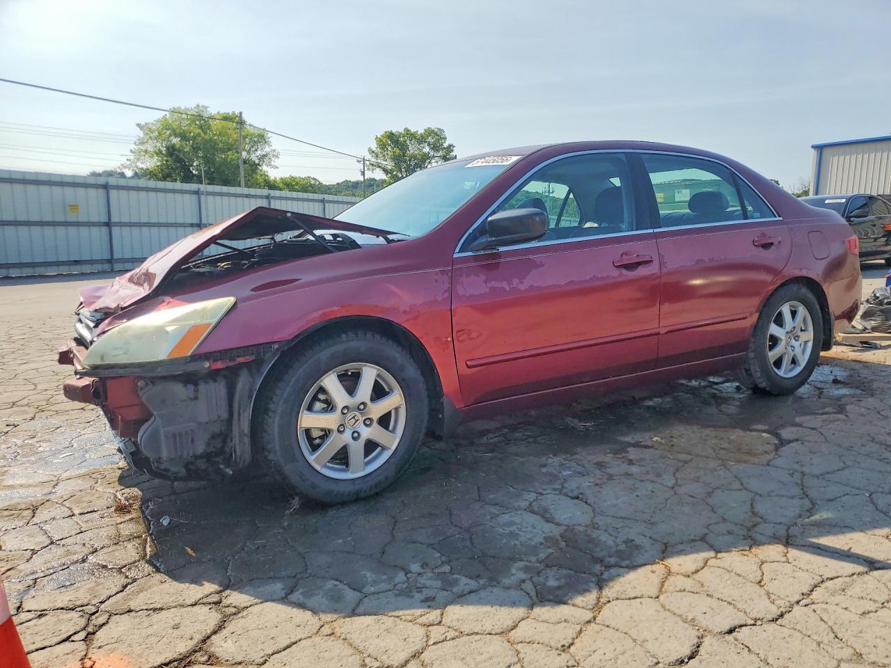 2005 Honda Accord Ex Maroon vin: 1HGCM66565A021137