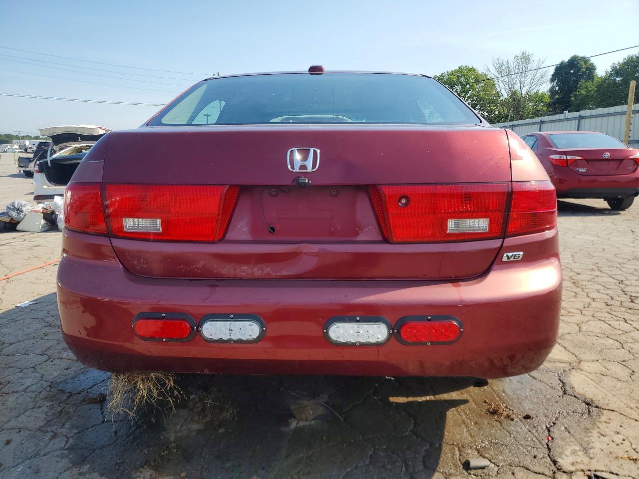 2005 Honda Accord Ex Maroon vin: 1HGCM66565A021137