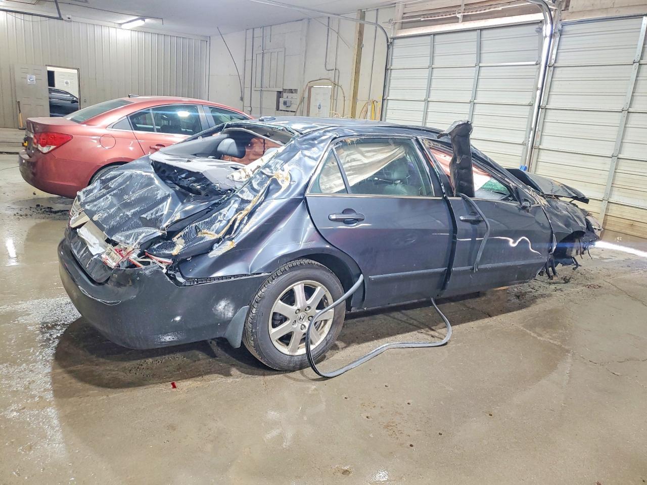 2005 Honda Accord Ex Серый vin: 1HGCM66565A021235