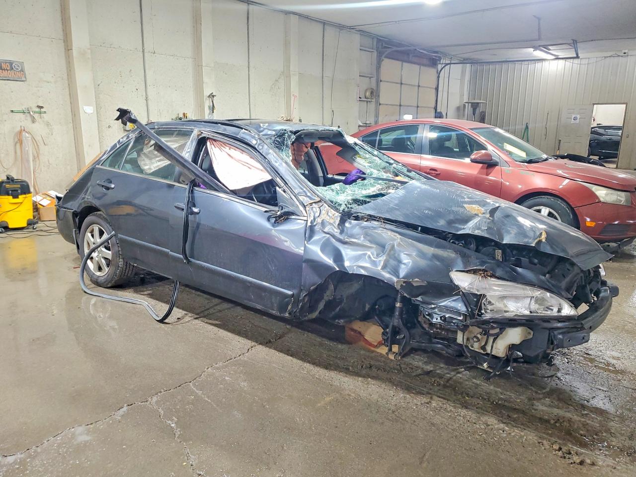 2005 Honda Accord Ex Серый vin: 1HGCM66565A021235