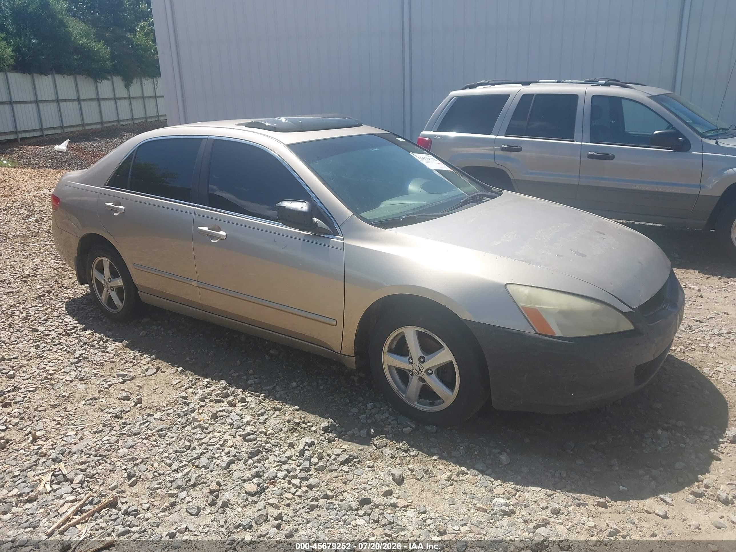 2005 Honda Accord 3.0 Ex Tan vin: 1HGCM66565A026788