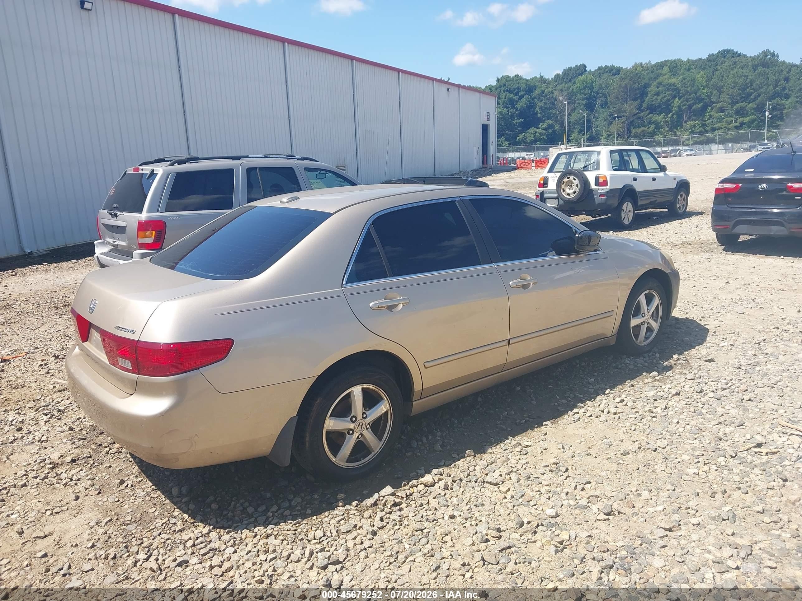 2005 Honda Accord 3.0 Ex Желто-коричневый vin: 1HGCM66565A026788