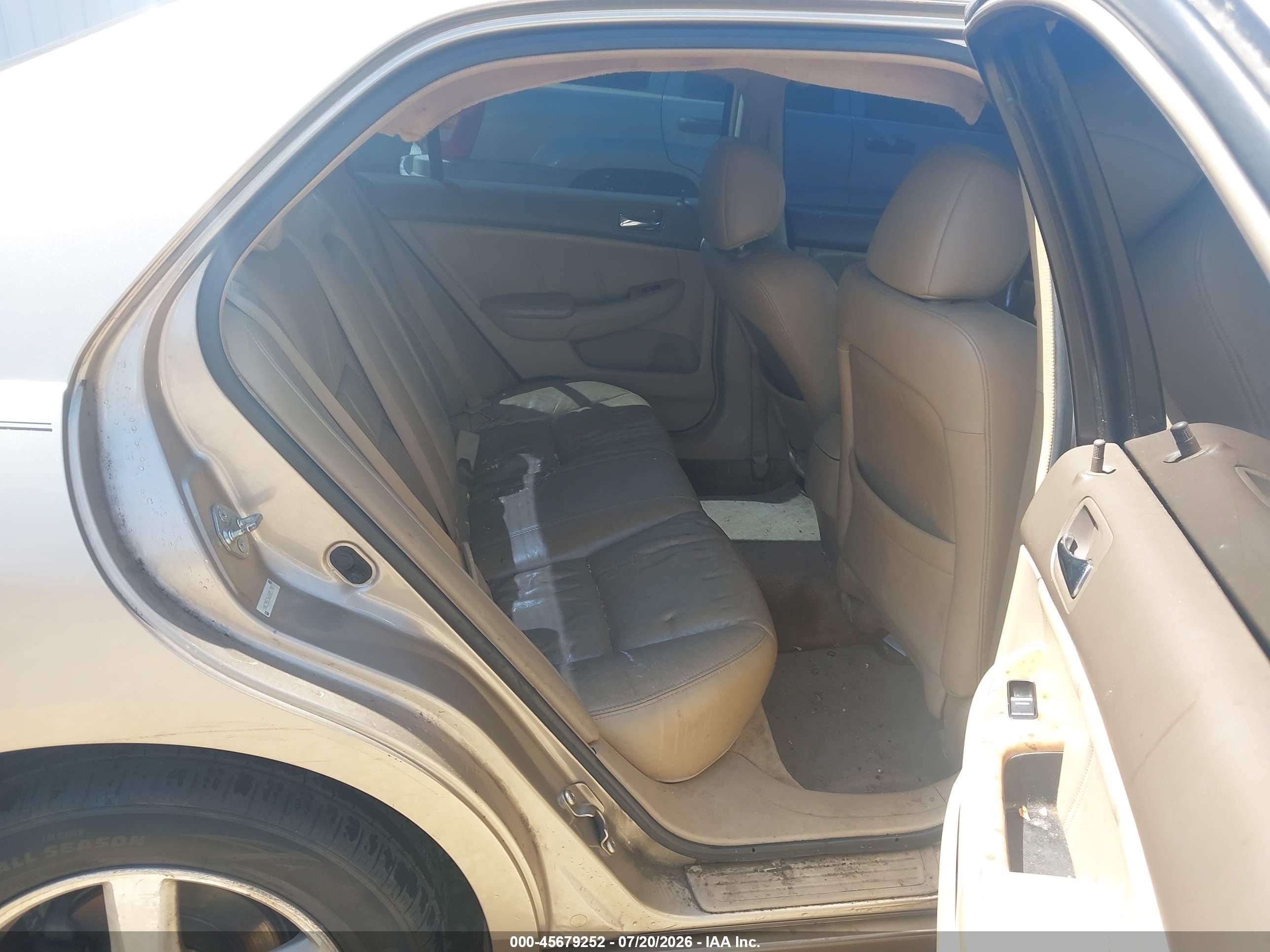 2005 Honda Accord 3.0 Ex Желто-коричневый vin: 1HGCM66565A026788