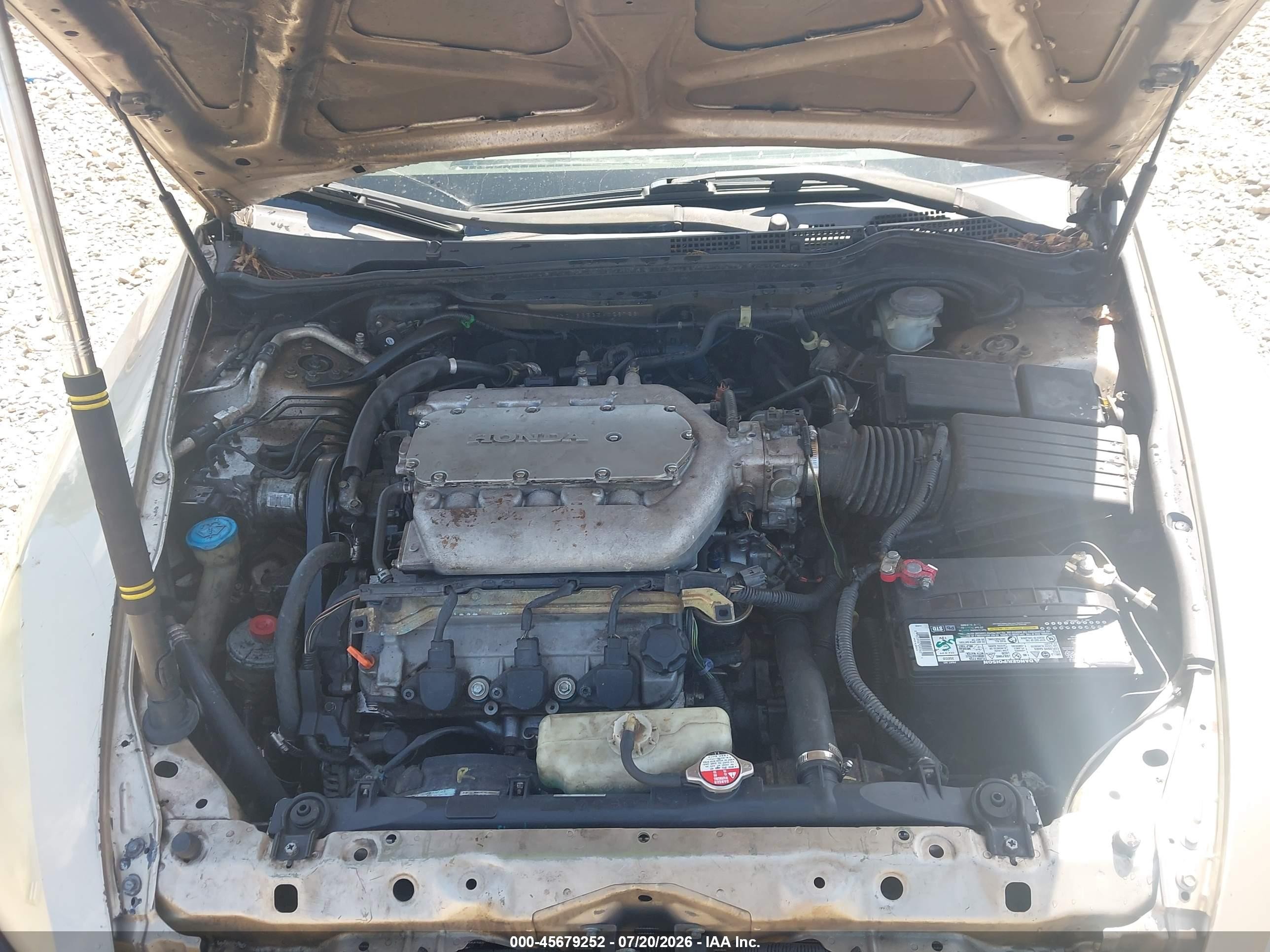 2005 Honda Accord 3.0 Ex Желто-коричневый vin: 1HGCM66565A026788