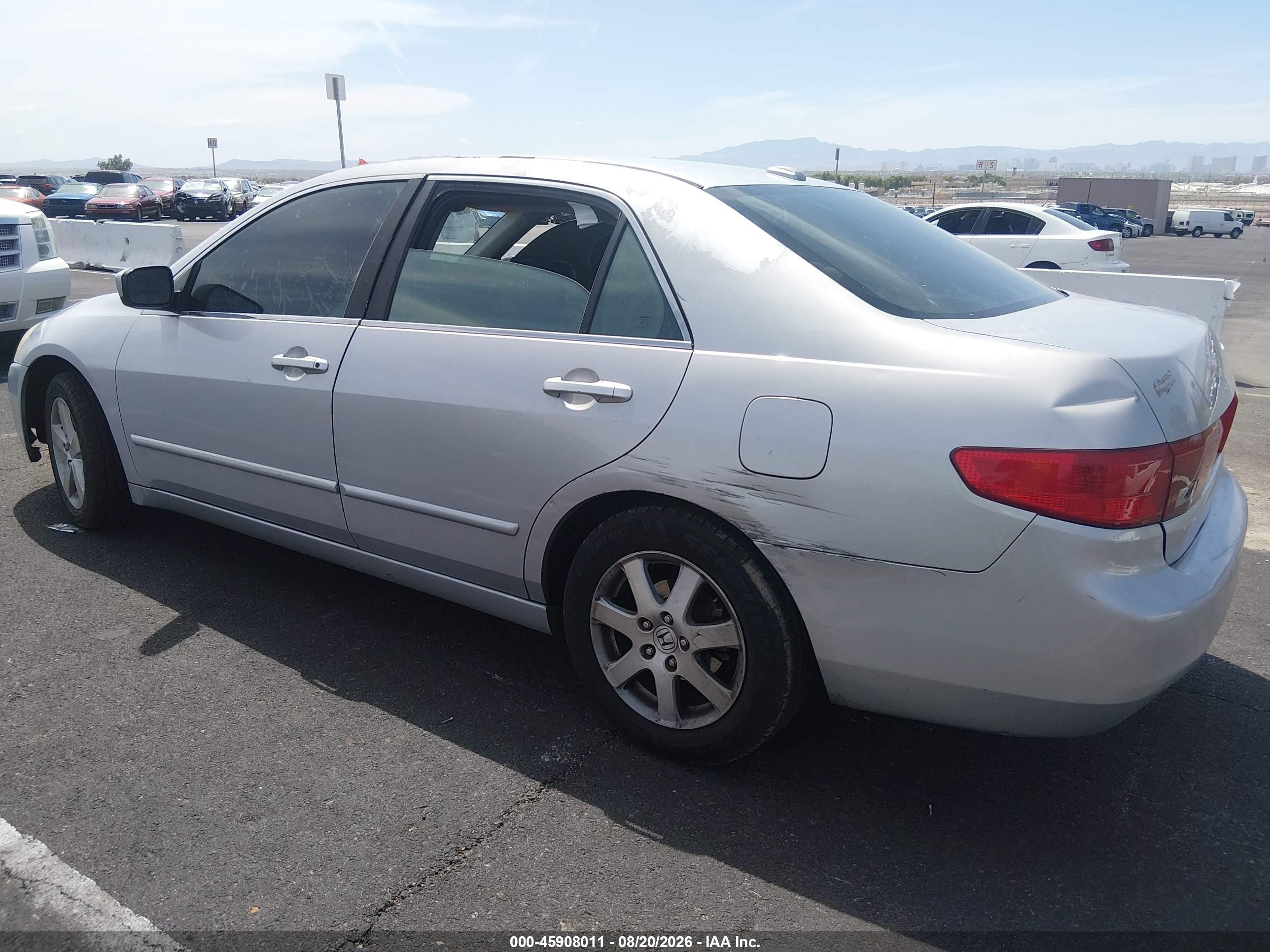 2005 Honda Accord 3.0 Ex Silver vin: 1HGCM66565A028346