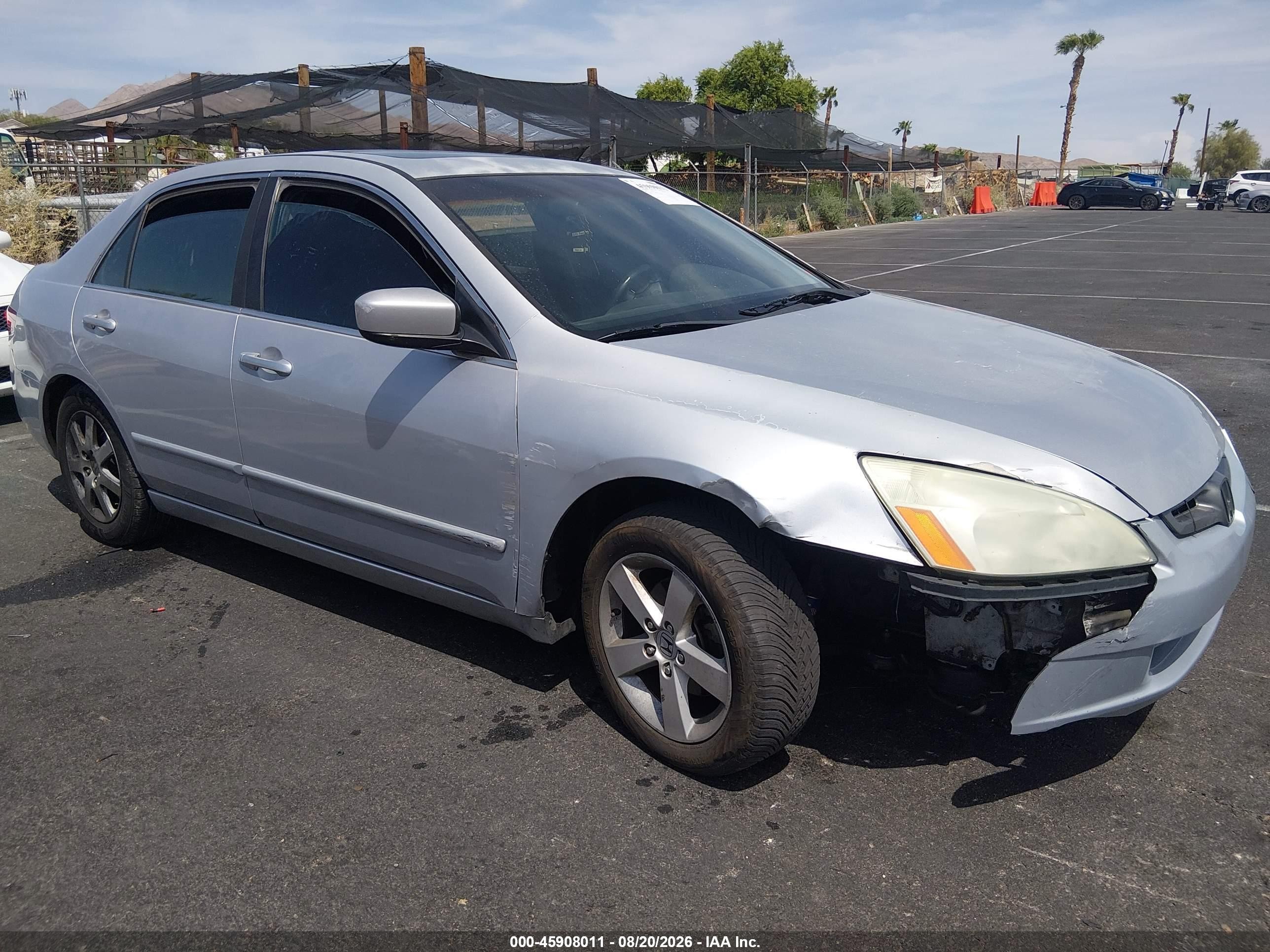 2005 Honda Accord 3.0 Ex Silver vin: 1HGCM66565A028346