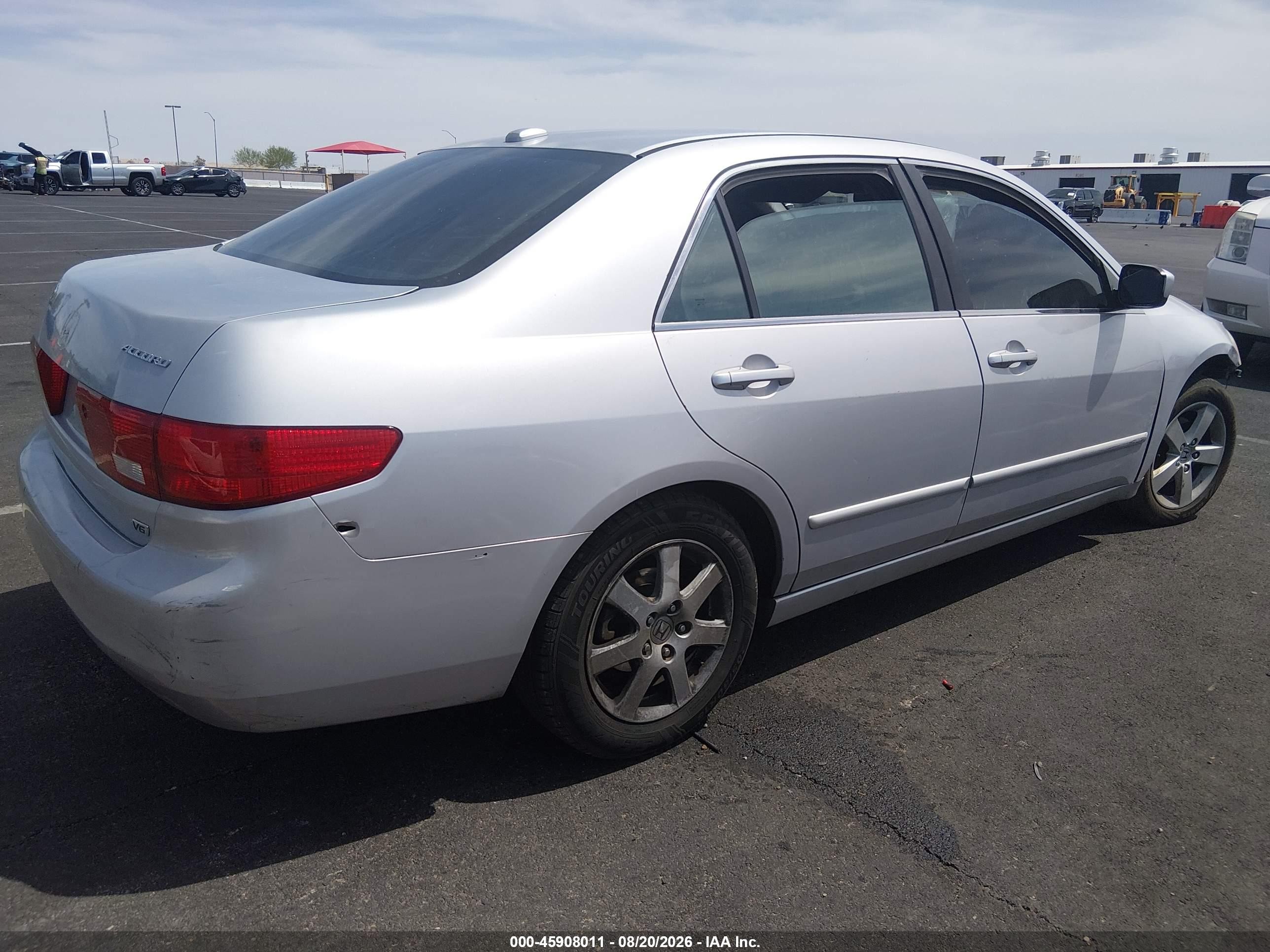 2005 Honda Accord 3.0 Ex Silver vin: 1HGCM66565A028346