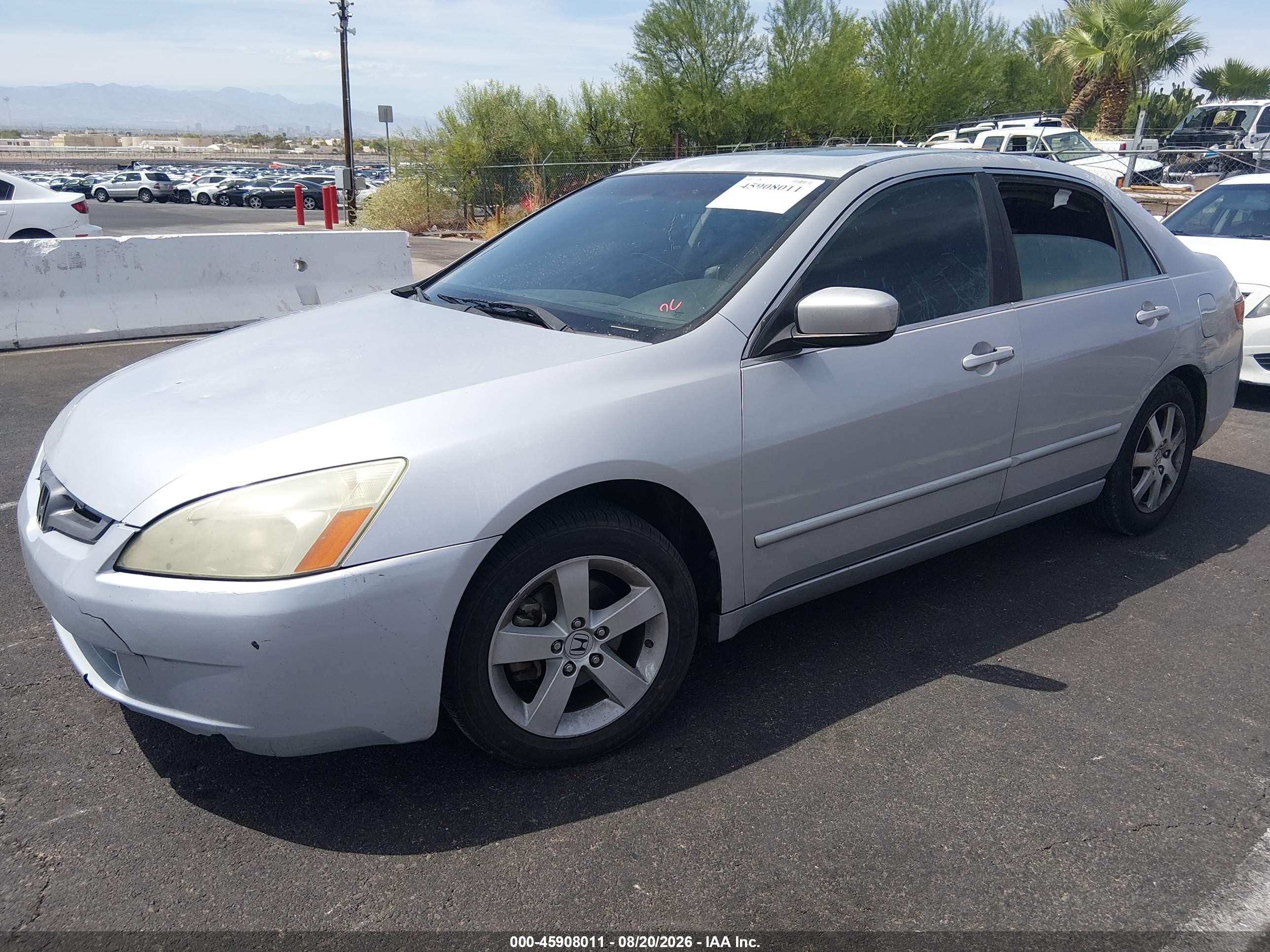 2005 Honda Accord 3.0 Ex Silver vin: 1HGCM66565A028346