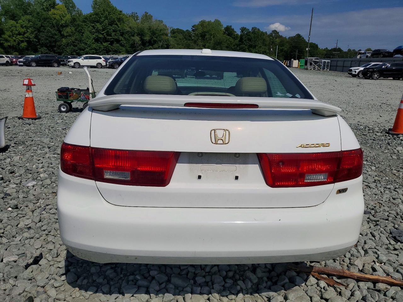 2005 Honda Accord Ex White vin: 1HGCM66565A044613