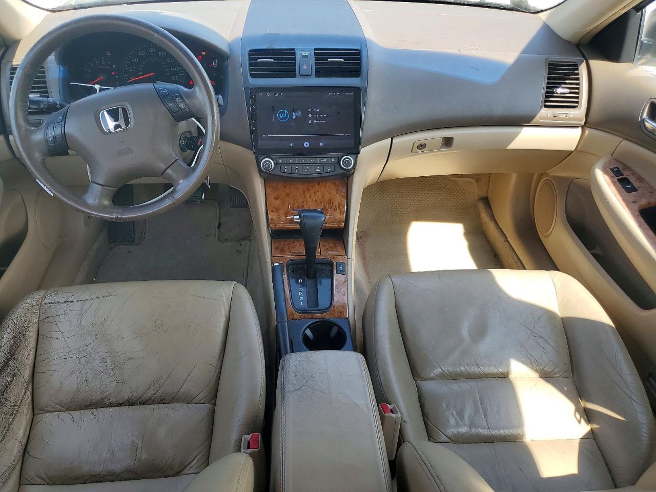 2005 Honda Accord Ex White vin: 1HGCM66565A044613