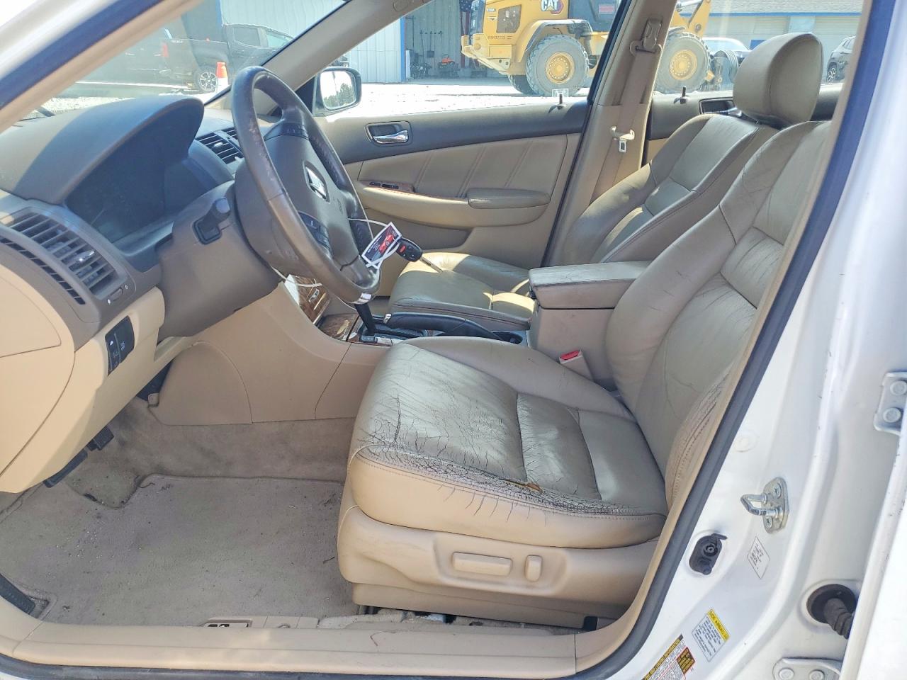 2005 Honda Accord Ex White vin: 1HGCM66565A044613