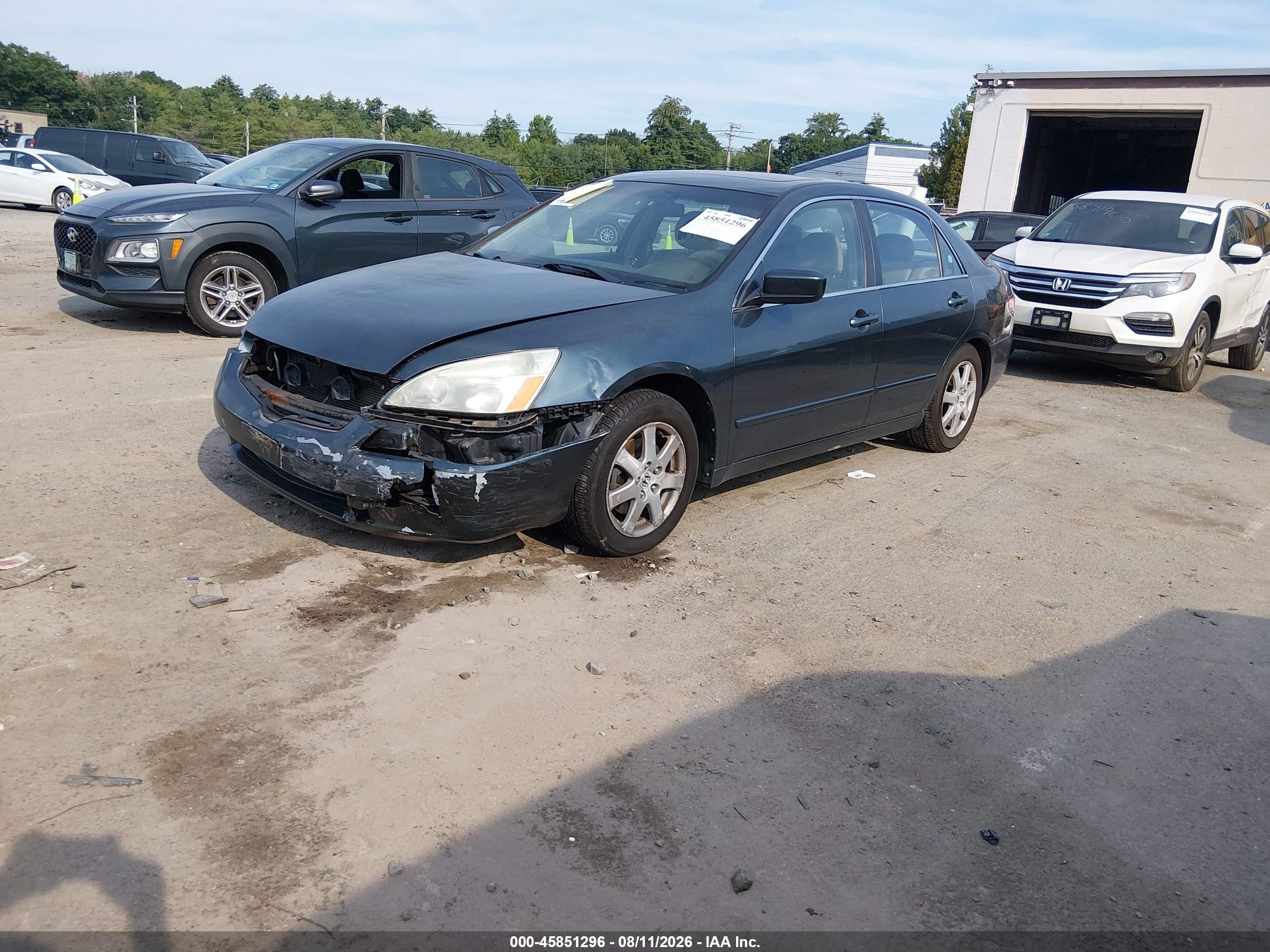 2005 Honda Accord 3.0 Ex Green vin: 1HGCM66565A049956