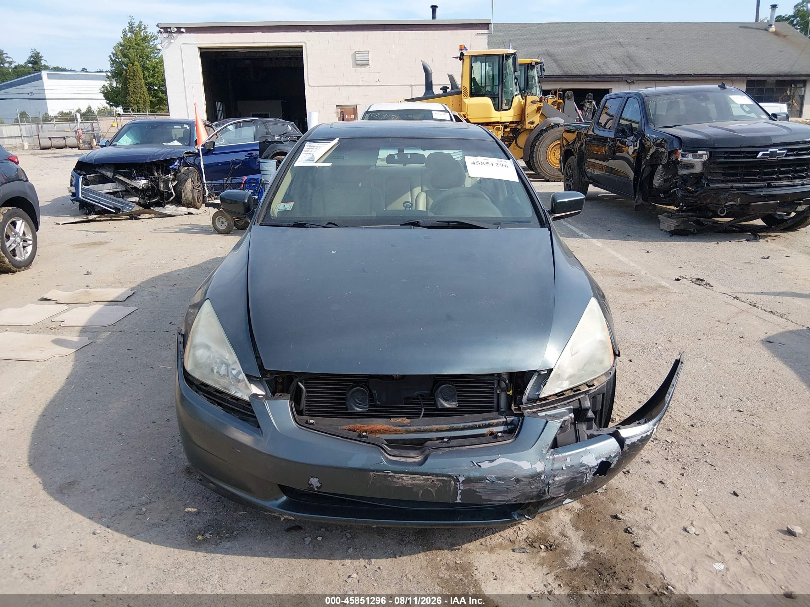 2005 Honda Accord 3.0 Ex Green vin: 1HGCM66565A049956