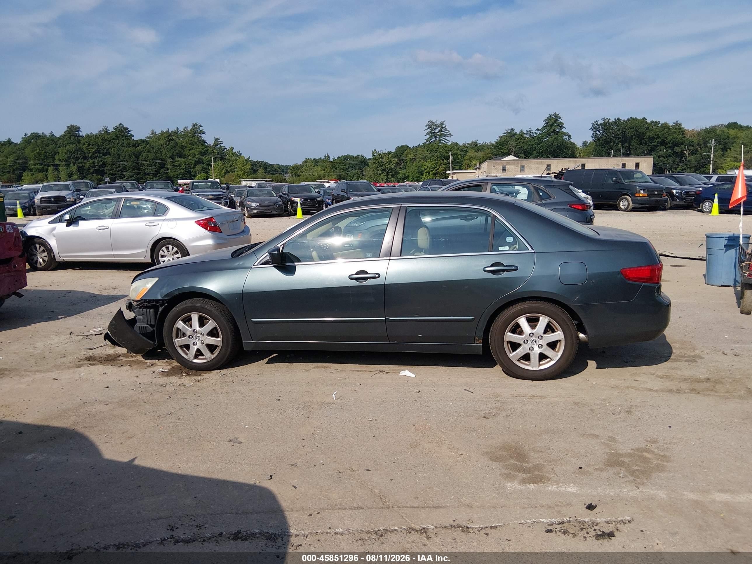 2005 Honda Accord 3.0 Ex Green vin: 1HGCM66565A049956