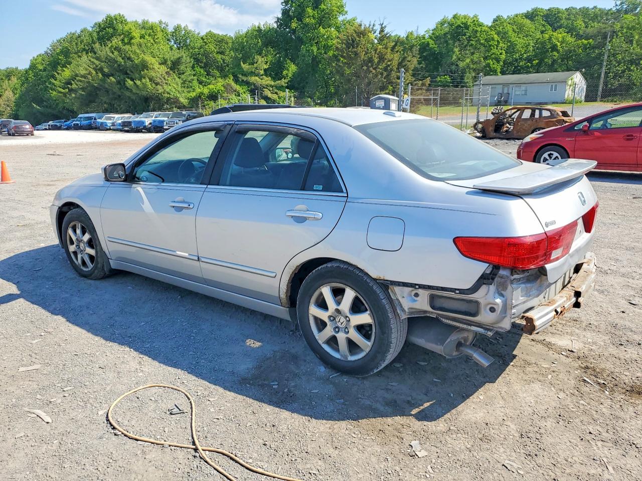 2005 Honda Accord Ex Silver vin: 1HGCM66565A053666