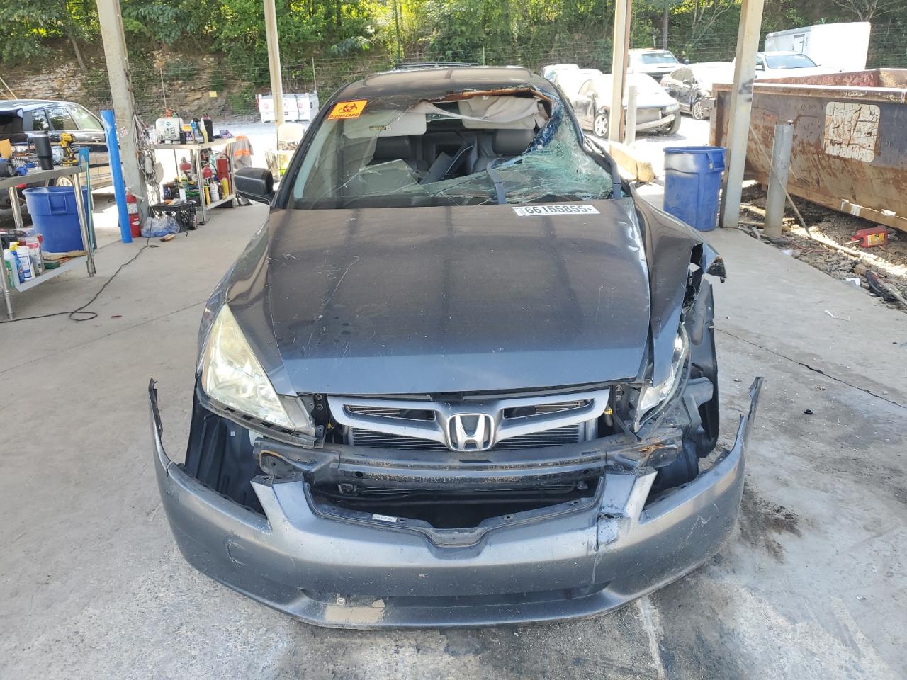 2005 Honda Accord Ex Gray vin: 1HGCM66565A064490