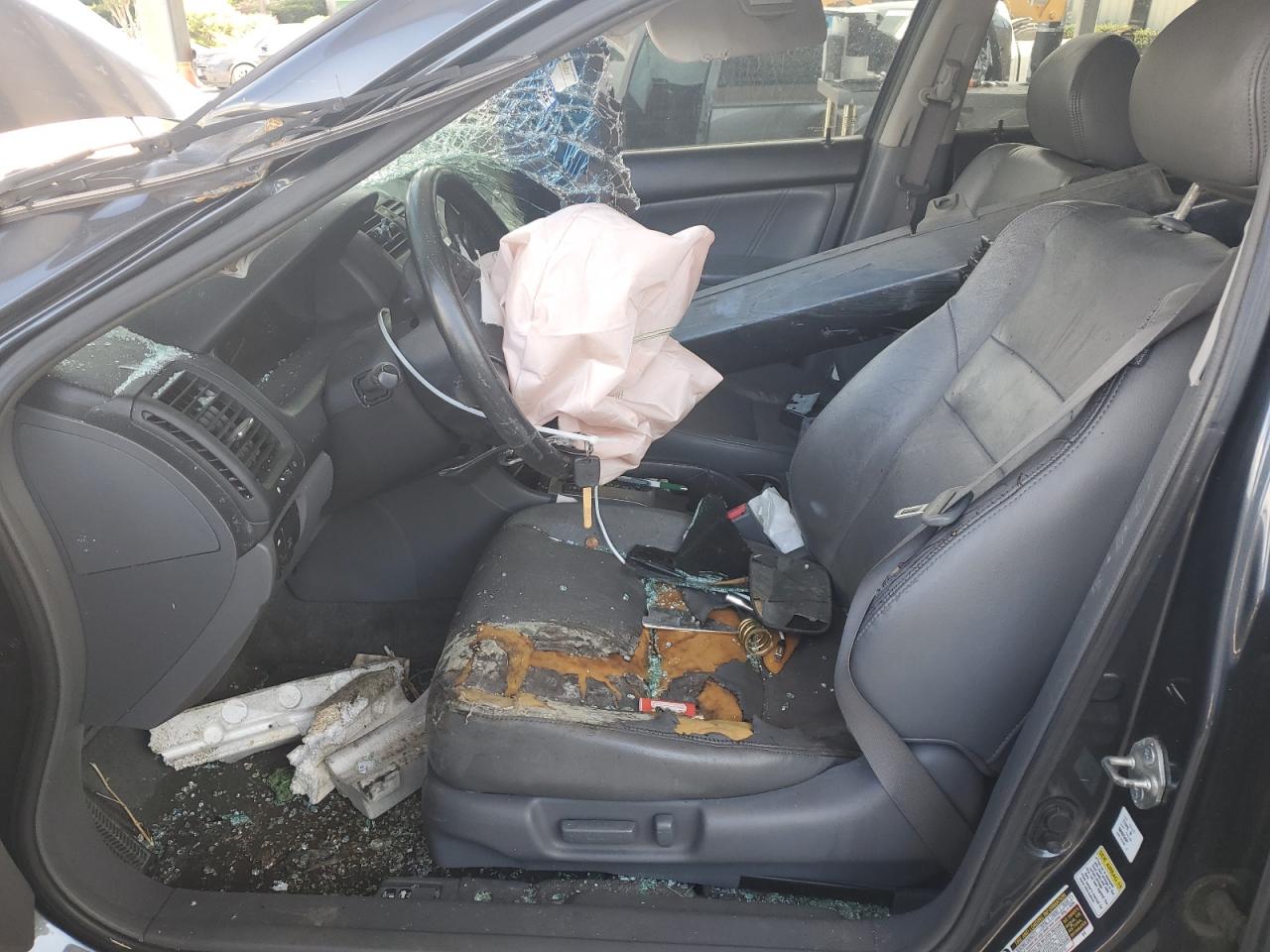 2005 Honda Accord Ex Gray vin: 1HGCM66565A064490