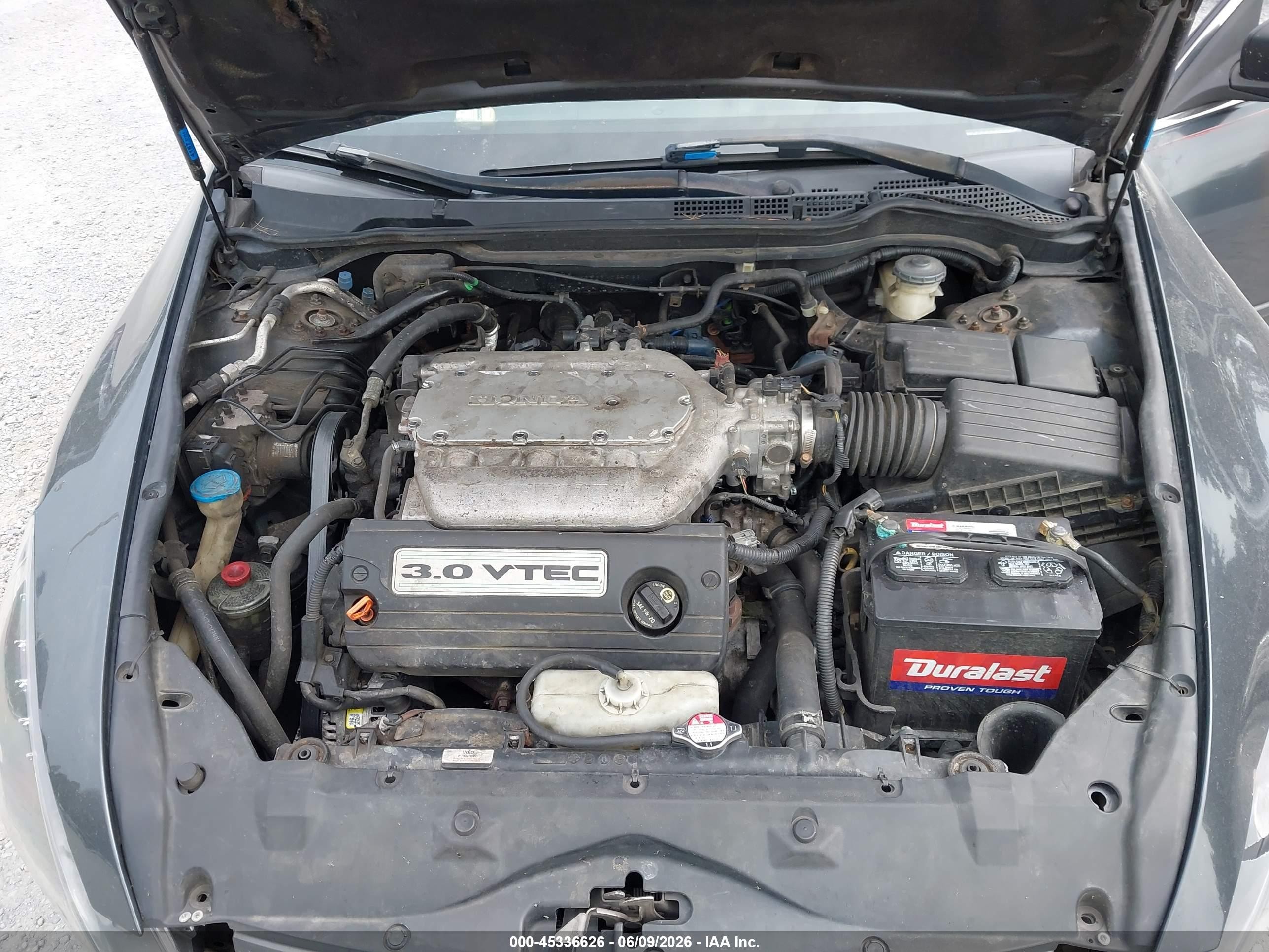 2005 Honda Accord 3.0 Ex Gray vin: 1HGCM66565A065736