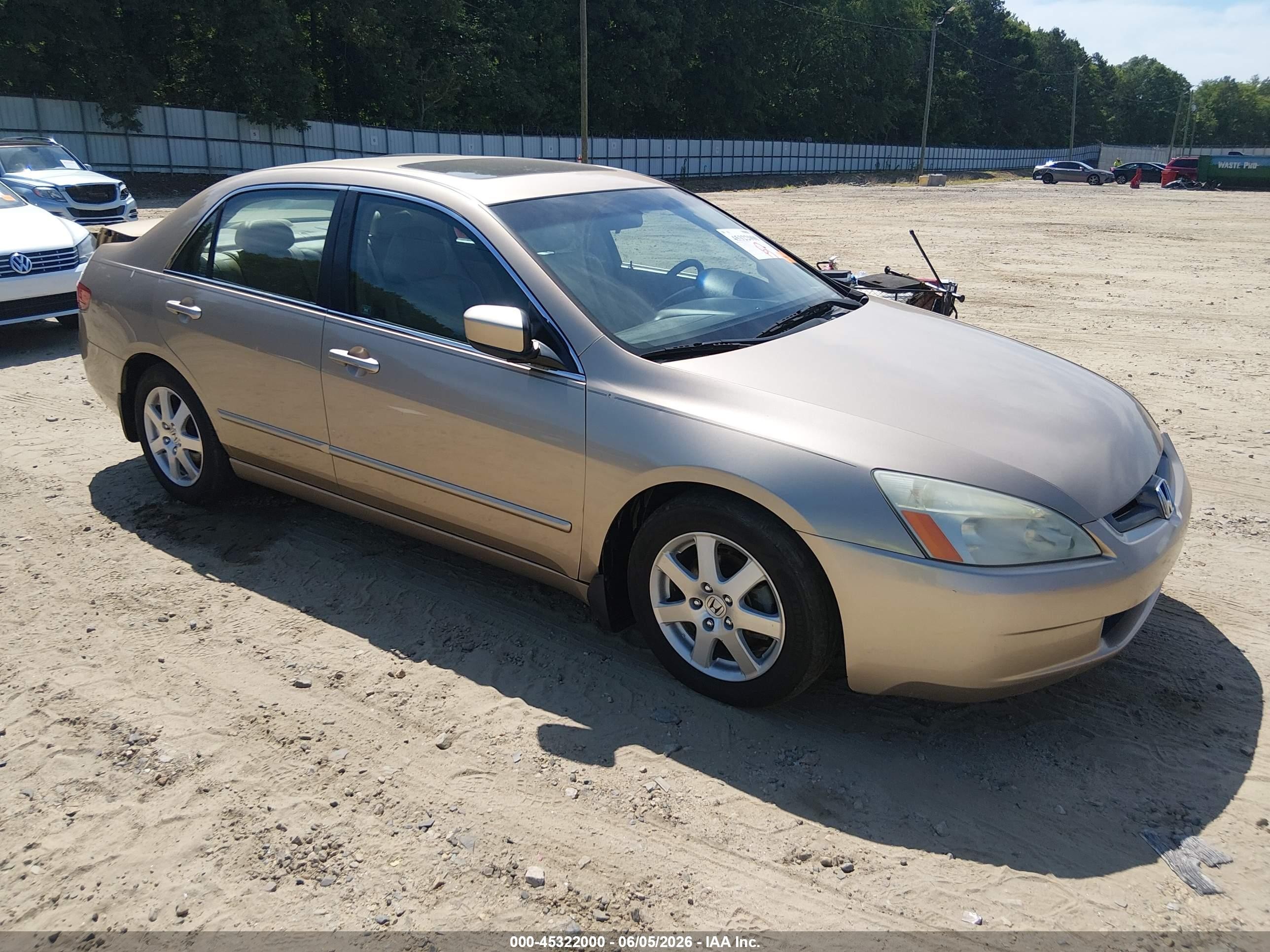 2005 Honda Accord 3.0 Ex Champagne vin: 1HGCM66565A070676
