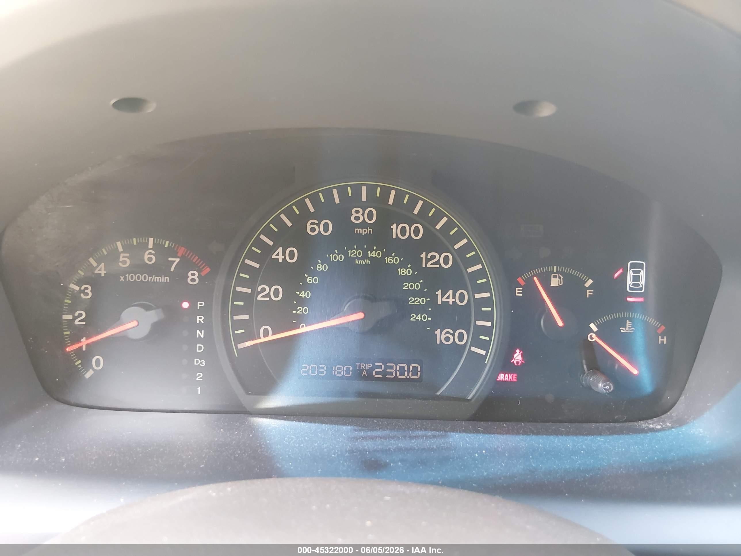 2005 Honda Accord 3.0 Ex Champagne vin: 1HGCM66565A070676