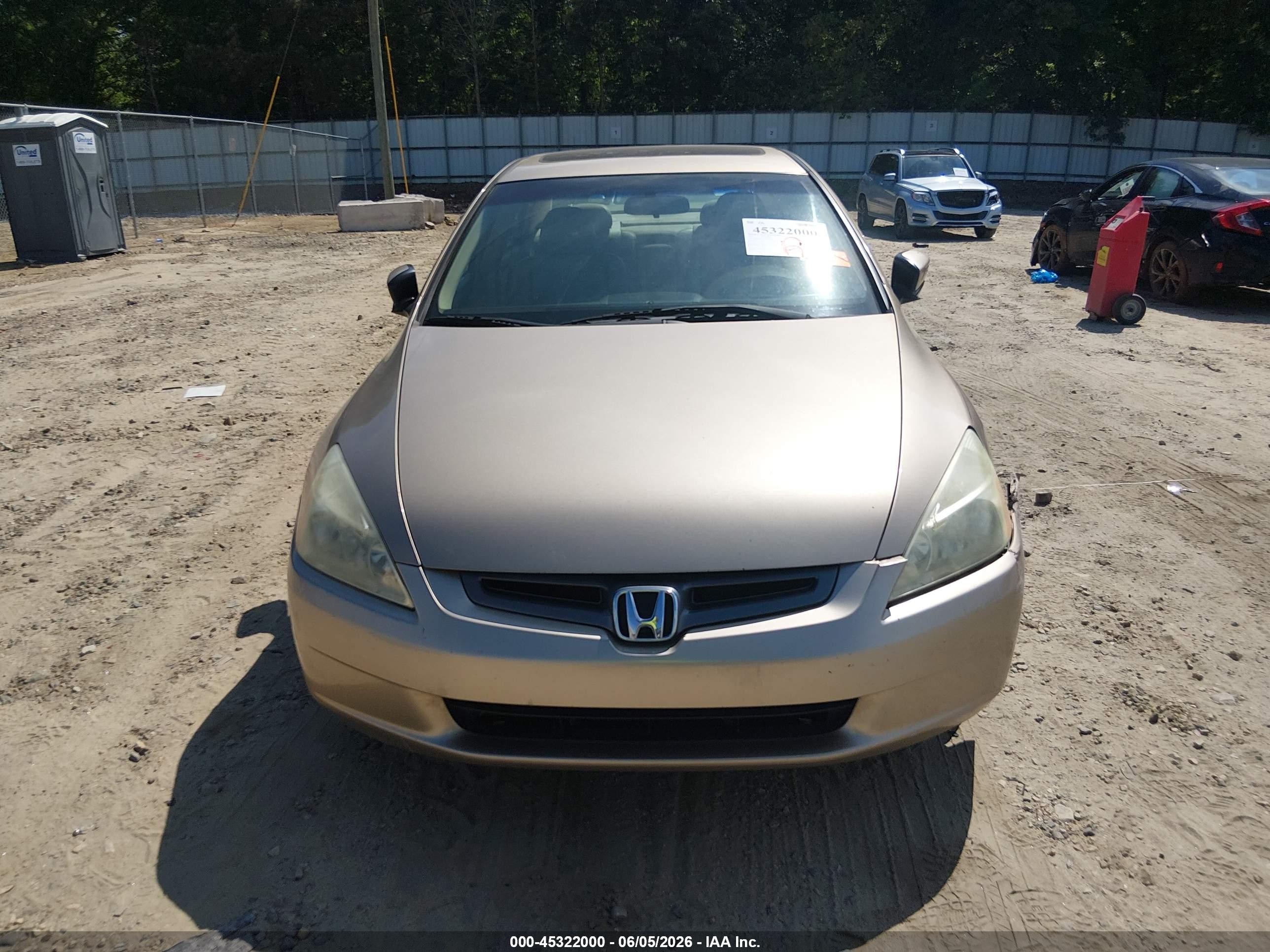 2005 Honda Accord 3.0 Ex Champagne vin: 1HGCM66565A070676