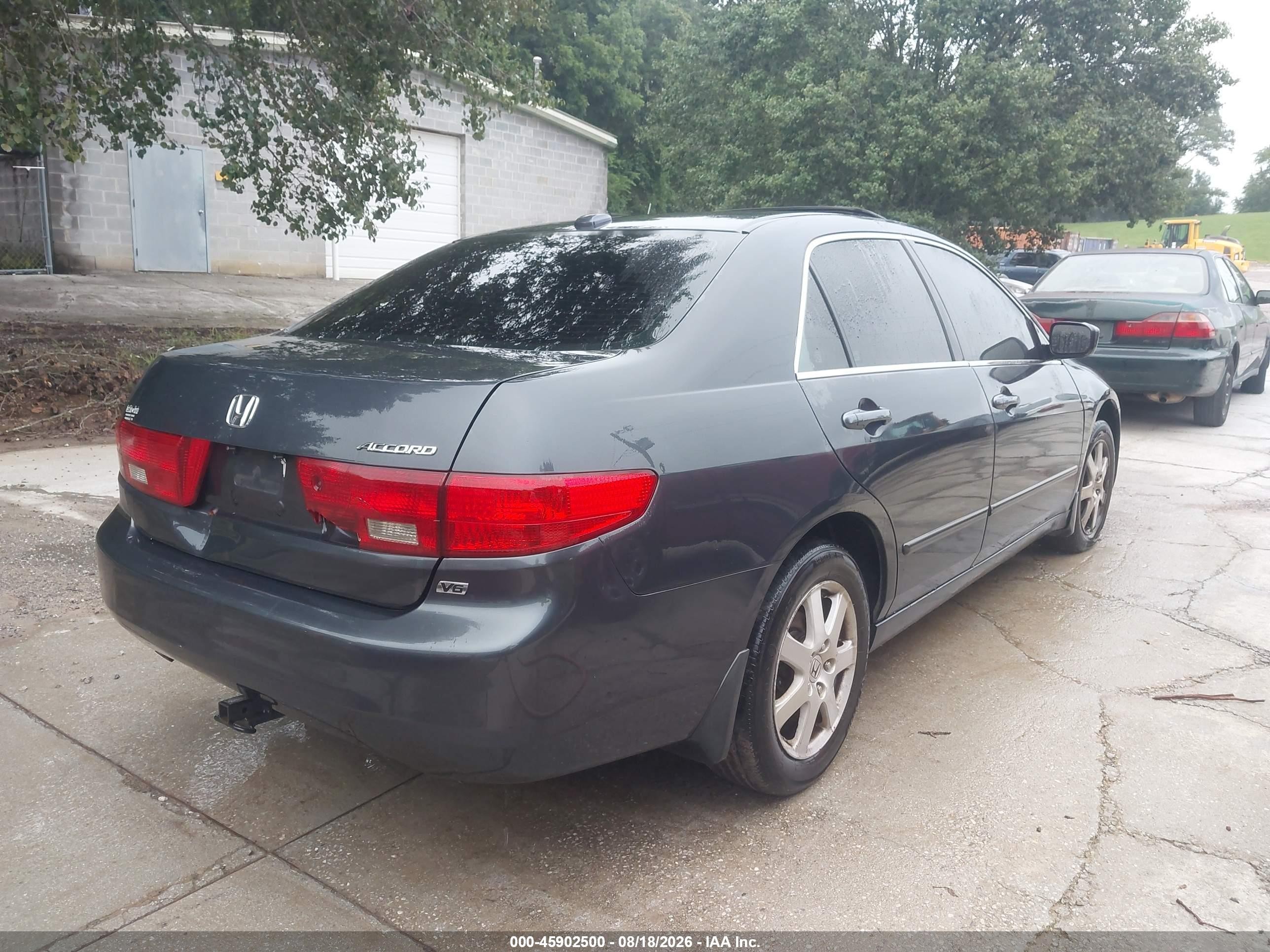 2005 Honda Accord 3.0 Ex Gray vin: 1HGCM66565A073934