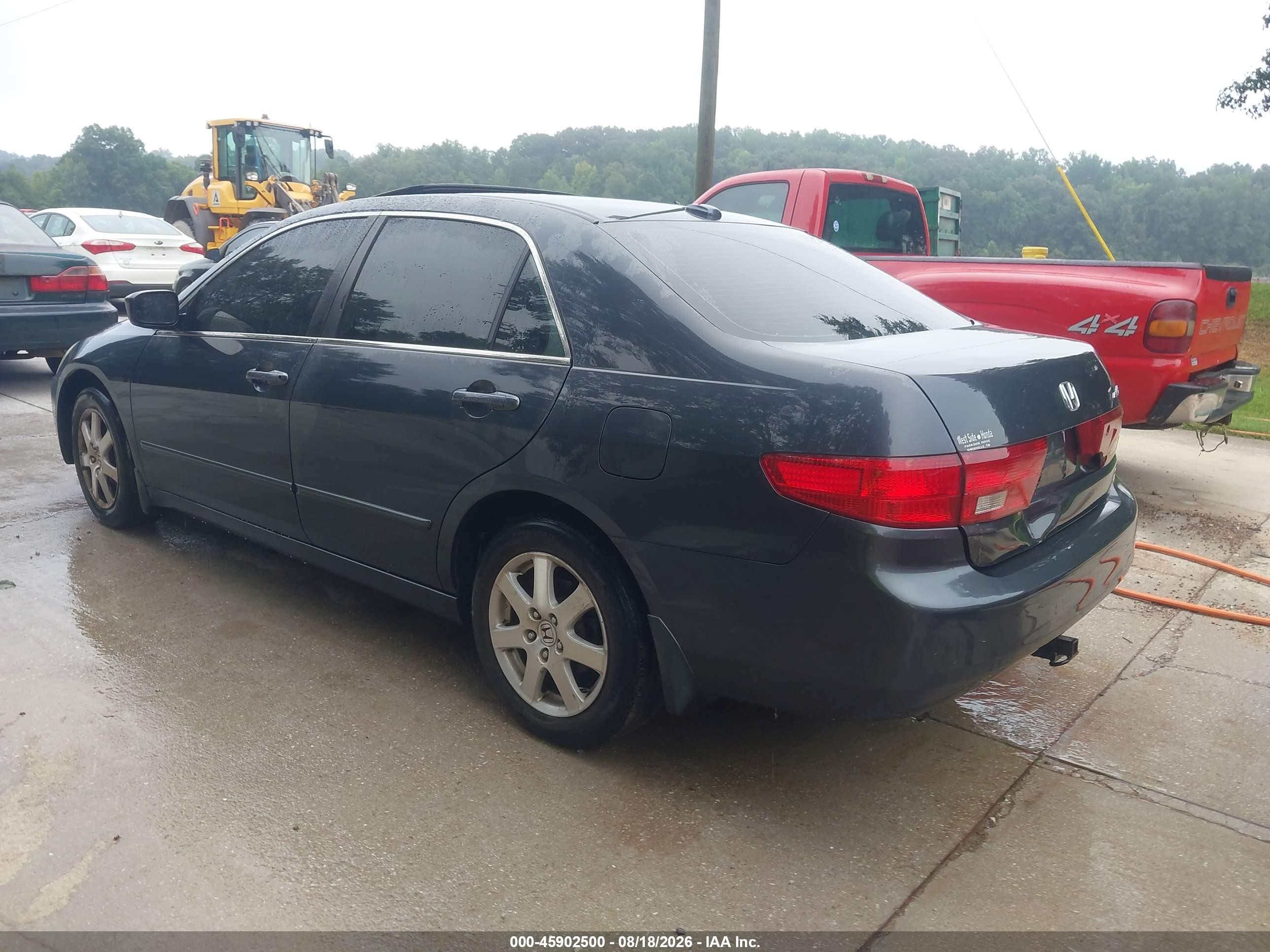 2005 Honda Accord 3.0 Ex Gray vin: 1HGCM66565A073934