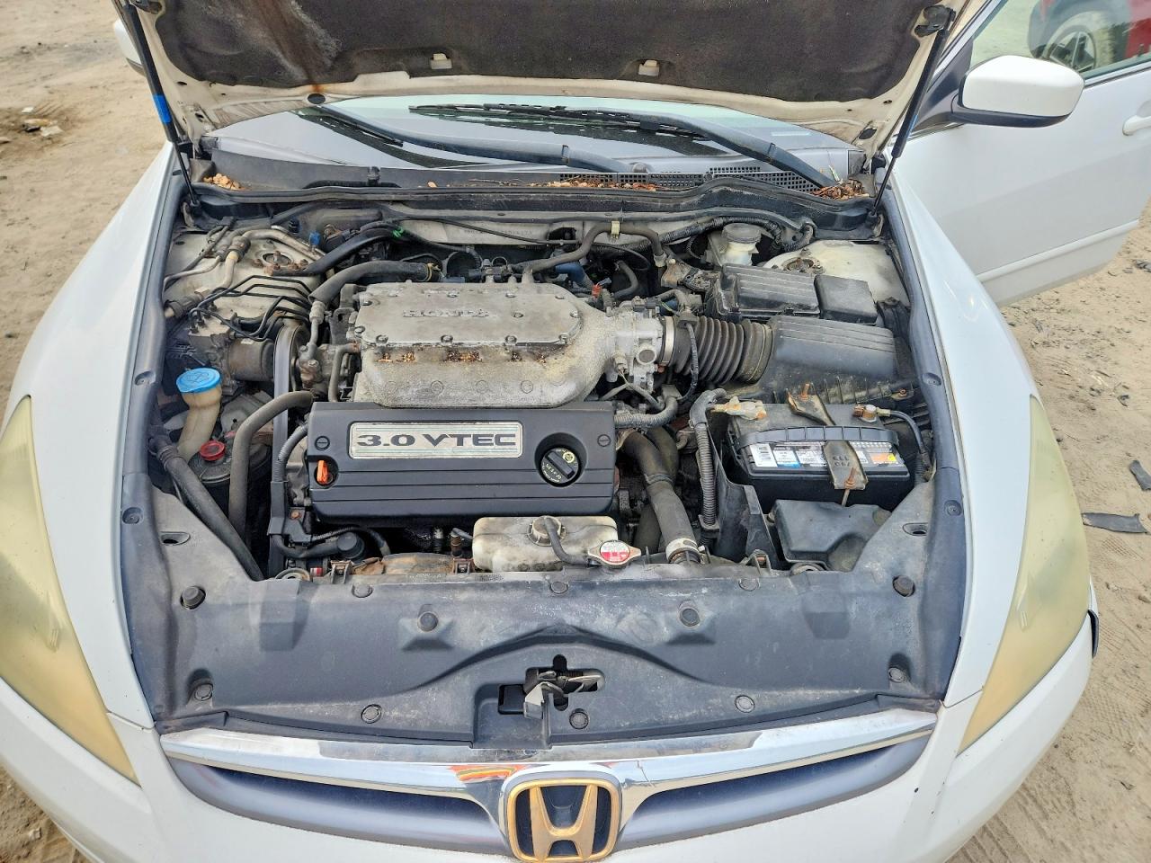 2006 Honda Accord Ex White vin: 1HGCM66566A014173