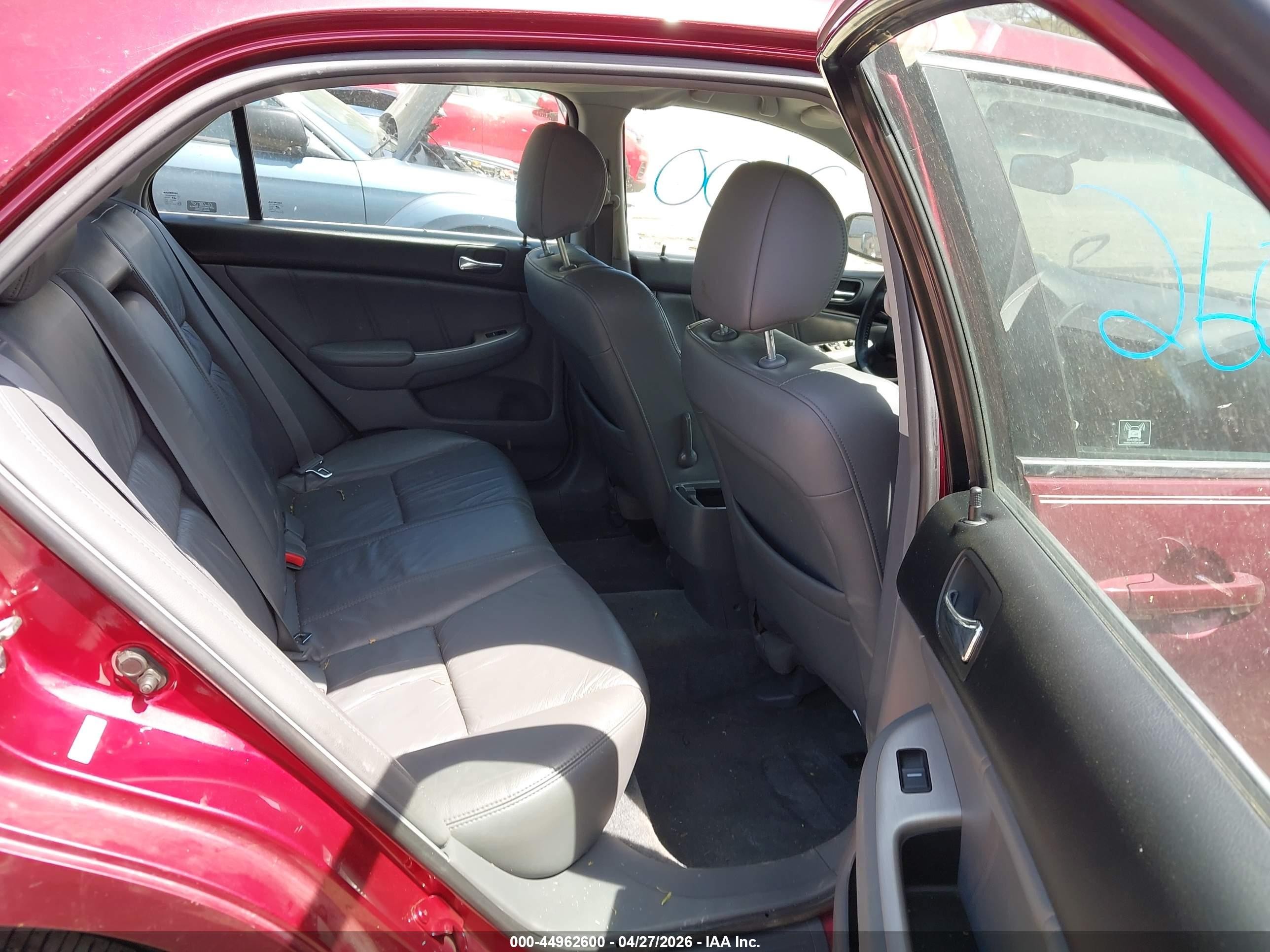 2006 Honda Accord 3.0 Ex Red vin: 1HGCM66566A023973