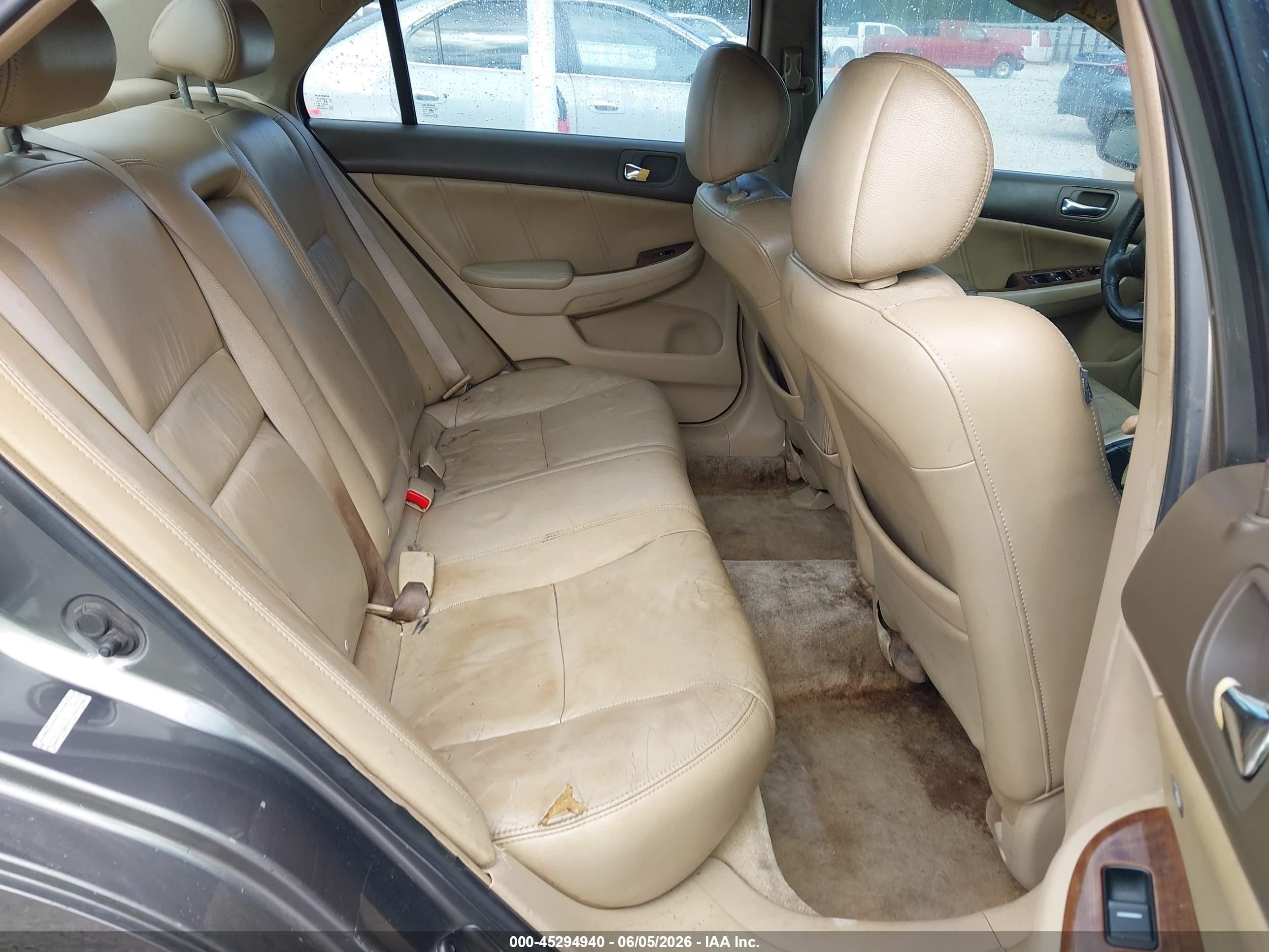 2006 Honda Accord 3.0 Ex Серый vin: 1HGCM66566A043866