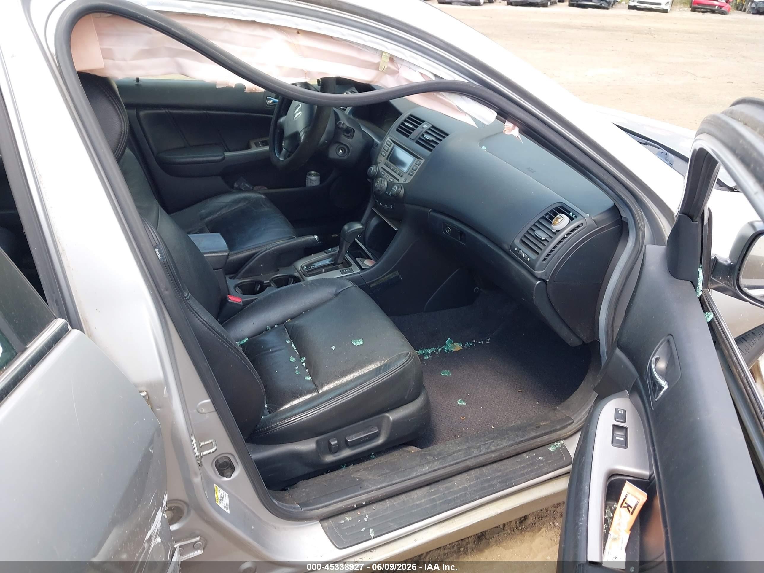 2006 Honda Accord 3.0 Ex Silver vin: 1HGCM66566A062367