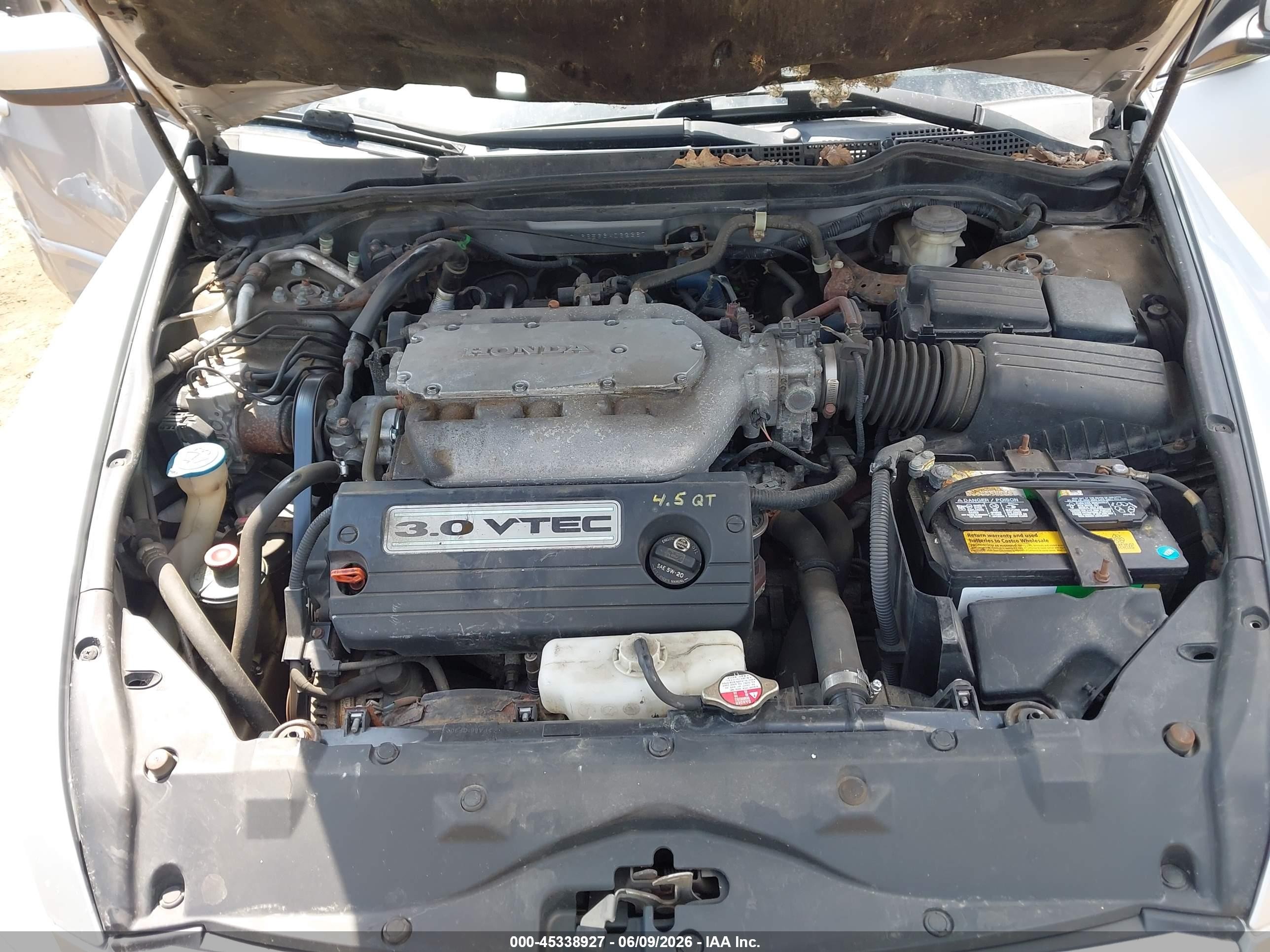 2006 Honda Accord 3.0 Ex Silver vin: 1HGCM66566A062367